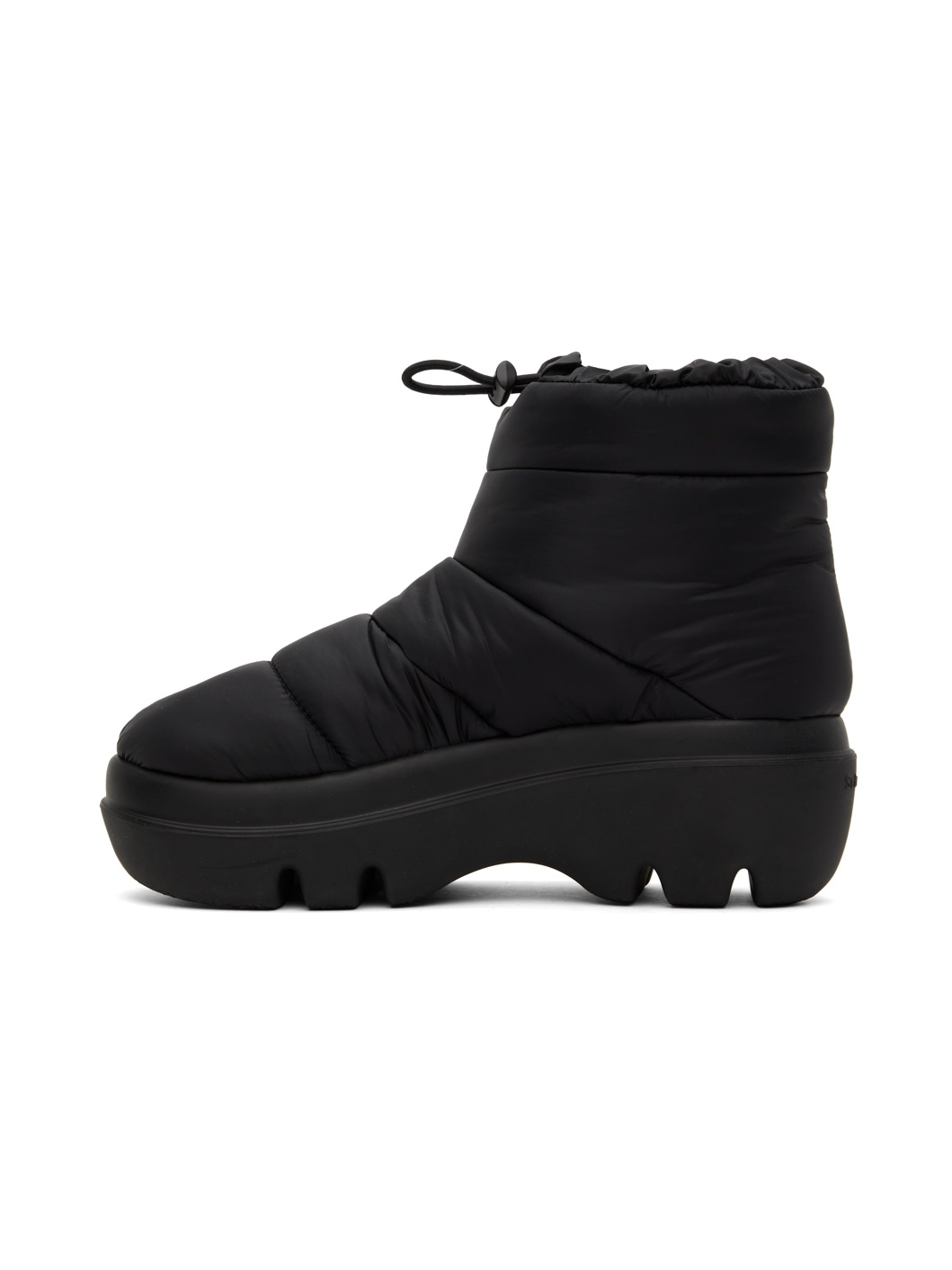 Black Storm Quilted Boots - 3