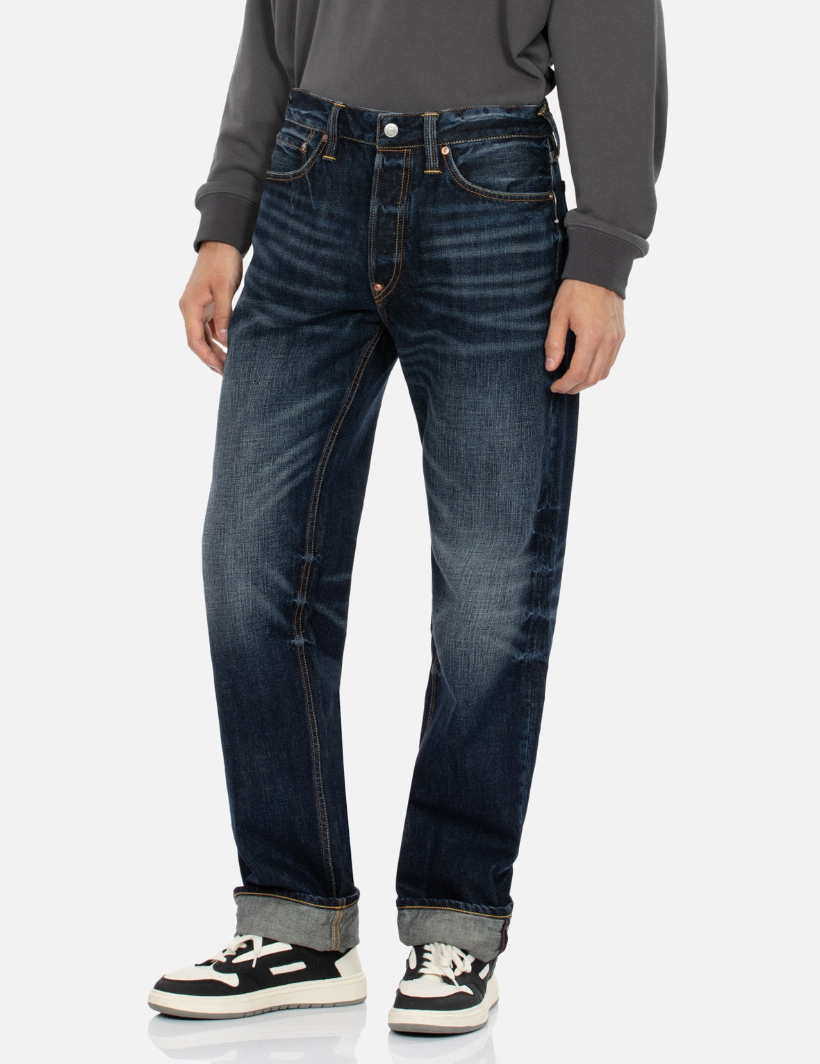 Daicock Print Baggy Fit Denim Jeans #2000 - 8
