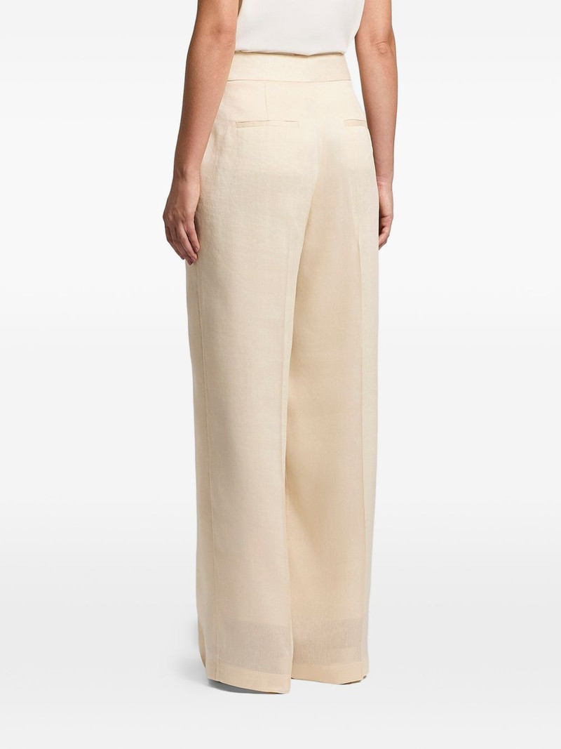 pleated linen trousers 3