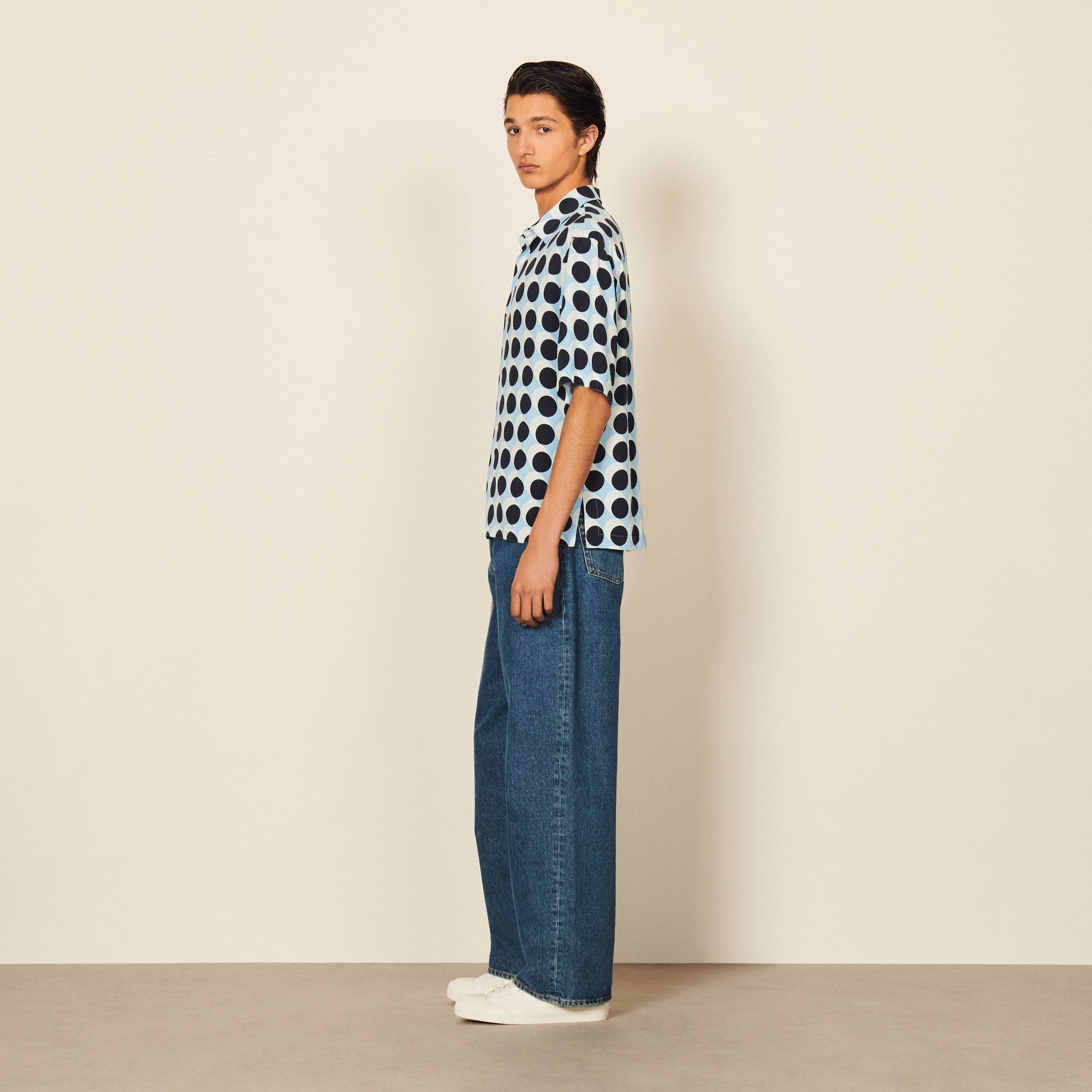 Printed floaty shirt - 4