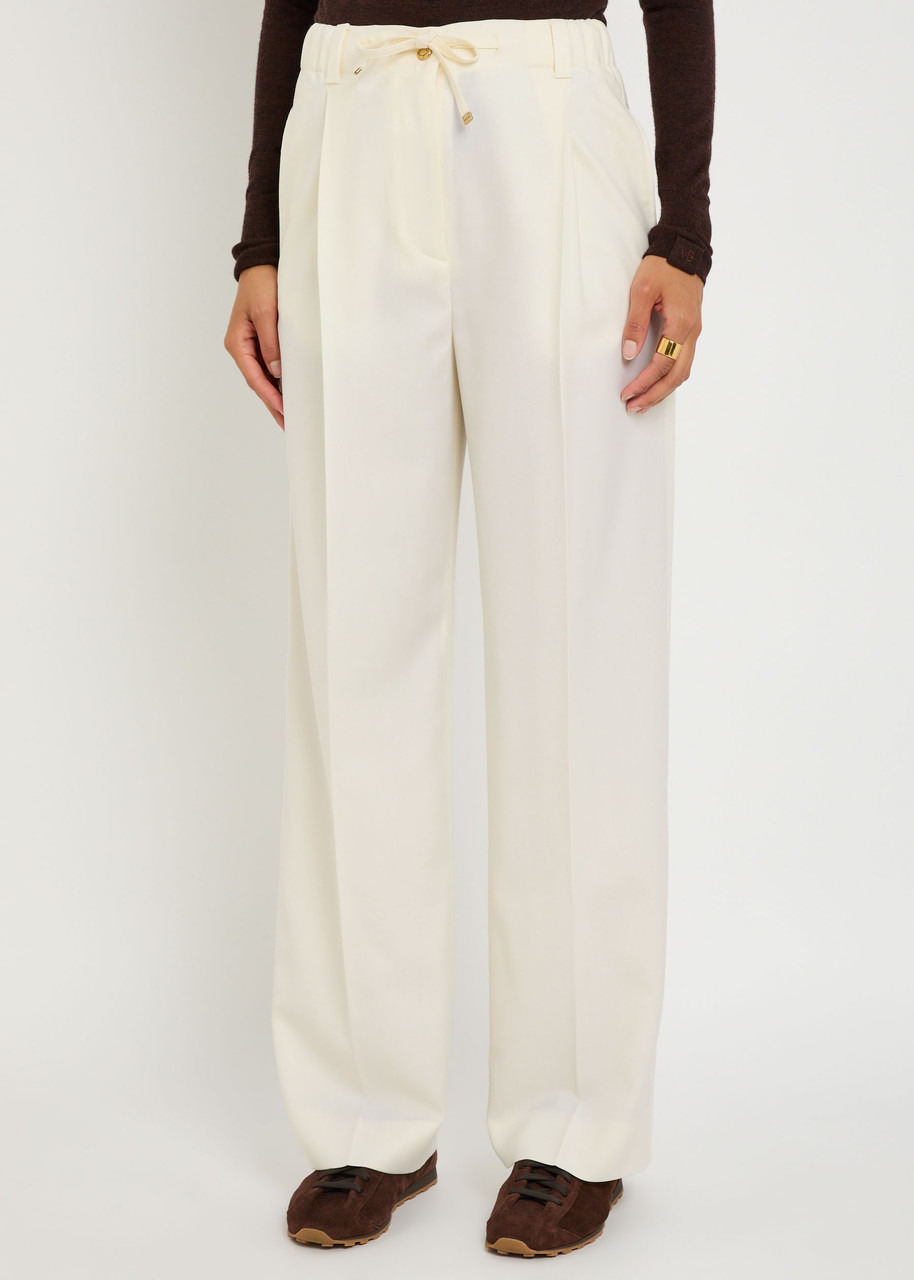 Moncler Straight-leg Wool Trousers - 2