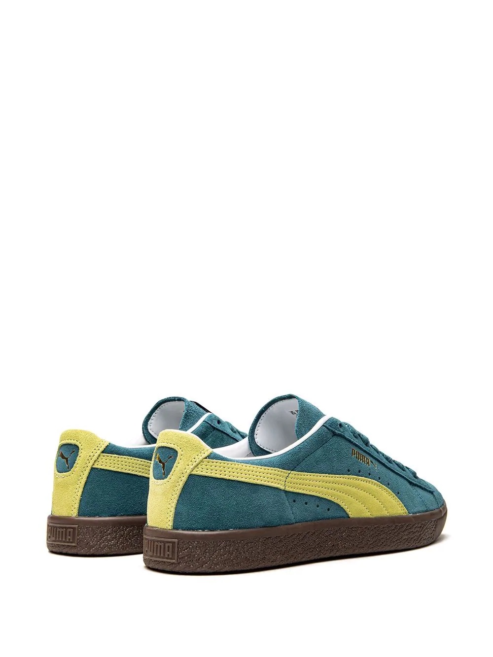 Suede VTG "Blue Coral/Yellow Alert" sneakers - 3