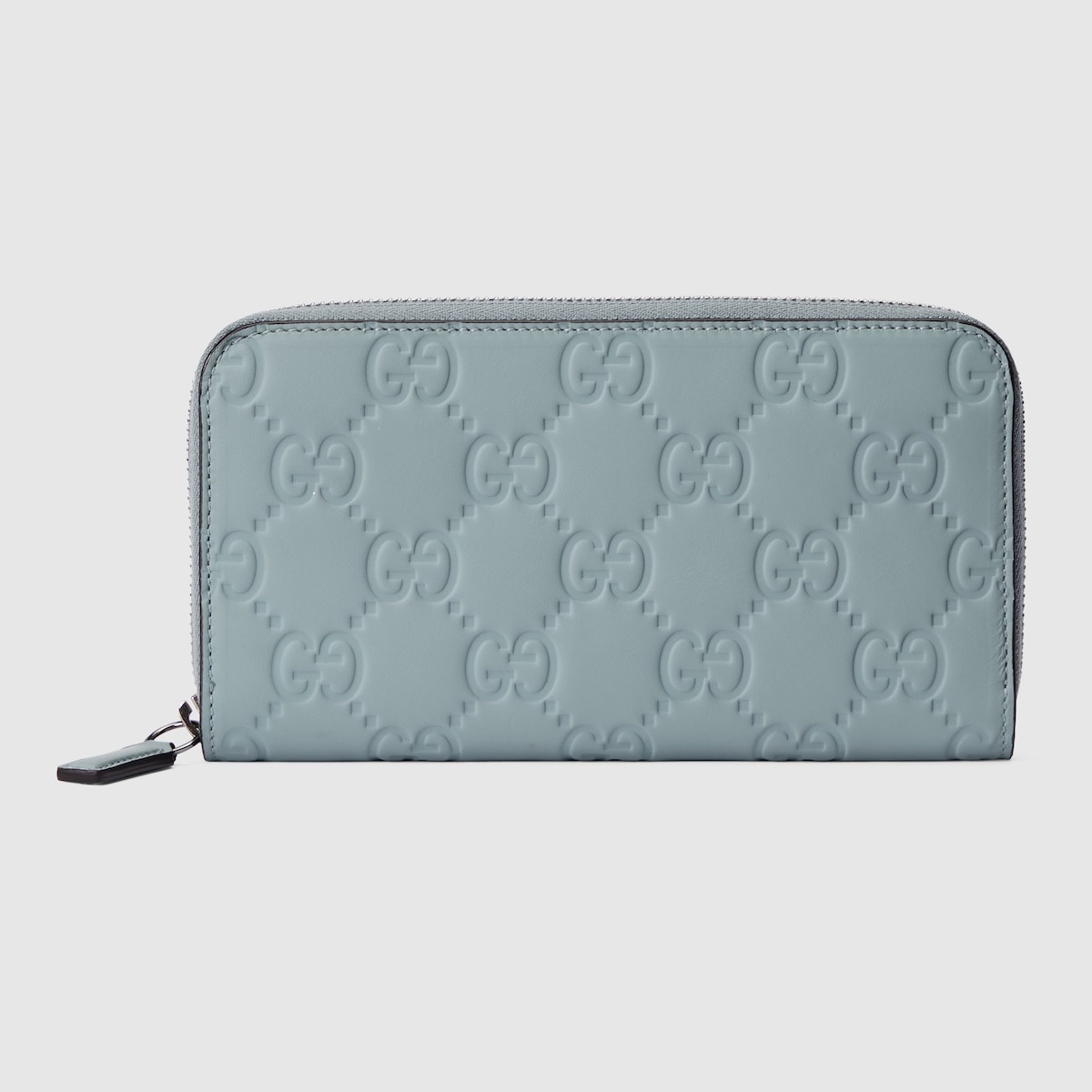GG rubber-effect zip around wallet - 1