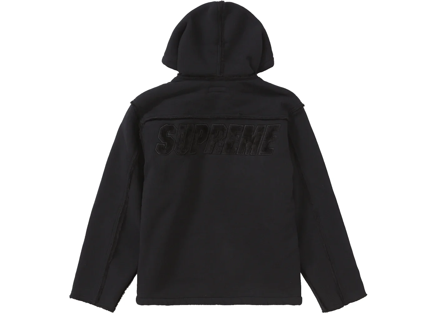 Supreme Supreme Faux Shearling Hooded Jacket Black - 9c5b4171-2744 