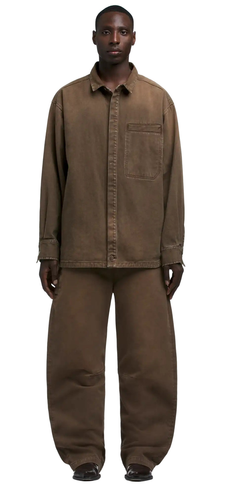 entire studios HERCULEAN SHIRT MILITARY STONE outlook