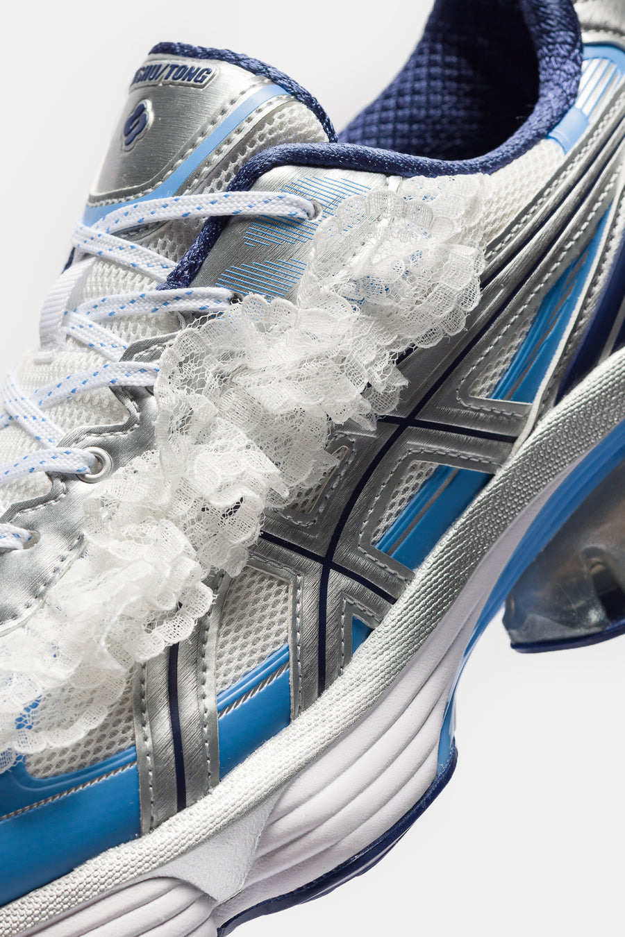 Shushu/Tong Gel-Kinetic Fluent Sneaker in White/Dive Blue - 5