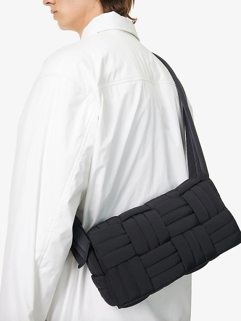 Bottega Veneta Cassette Intrecciato woven cross-body bag outlook