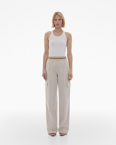 Helmut Lang PULL-ON COTTON-LINEN CARGO PANT outlook