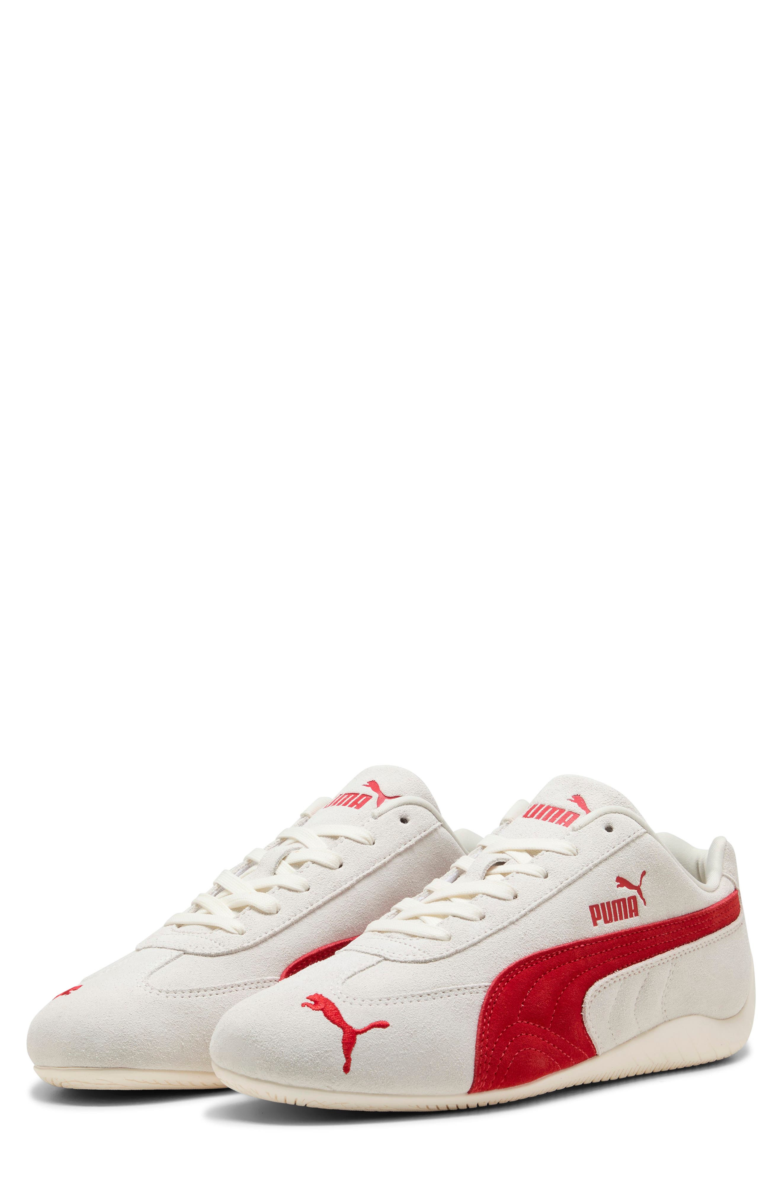 PUMA Speedcat OG Sneaker in Vapor Gray/For All Time Red at Nordstrom - 7