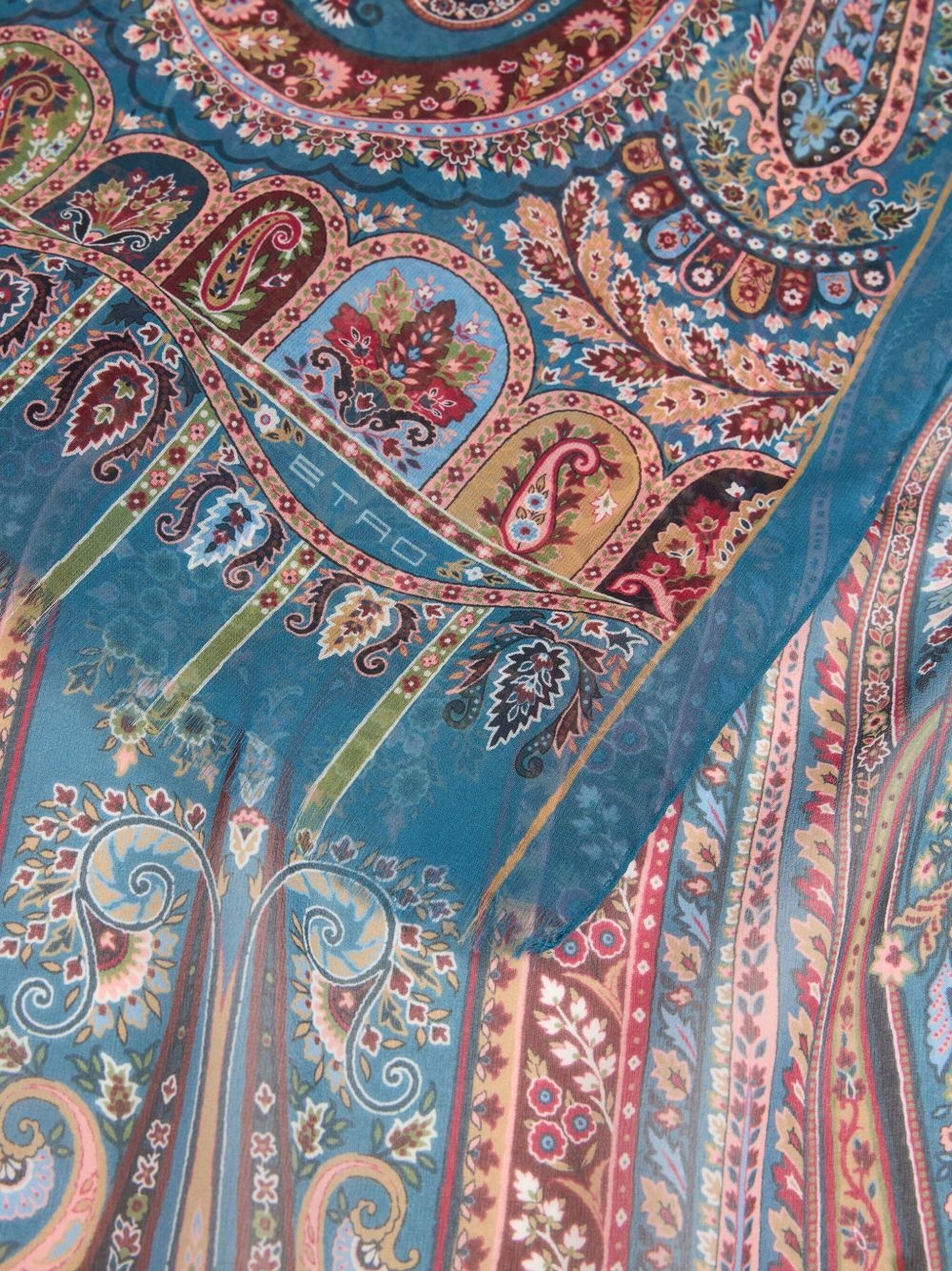 paisley-print scarf - 3