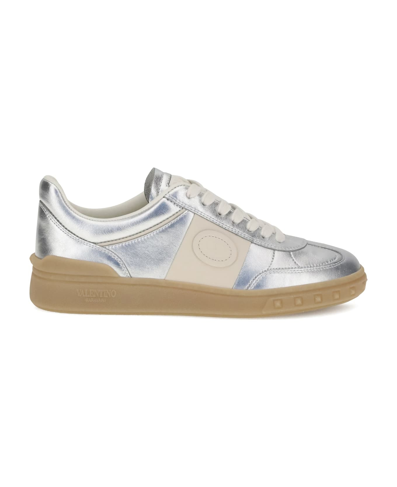 Laminated Leather Upvillage Sneakers - 1