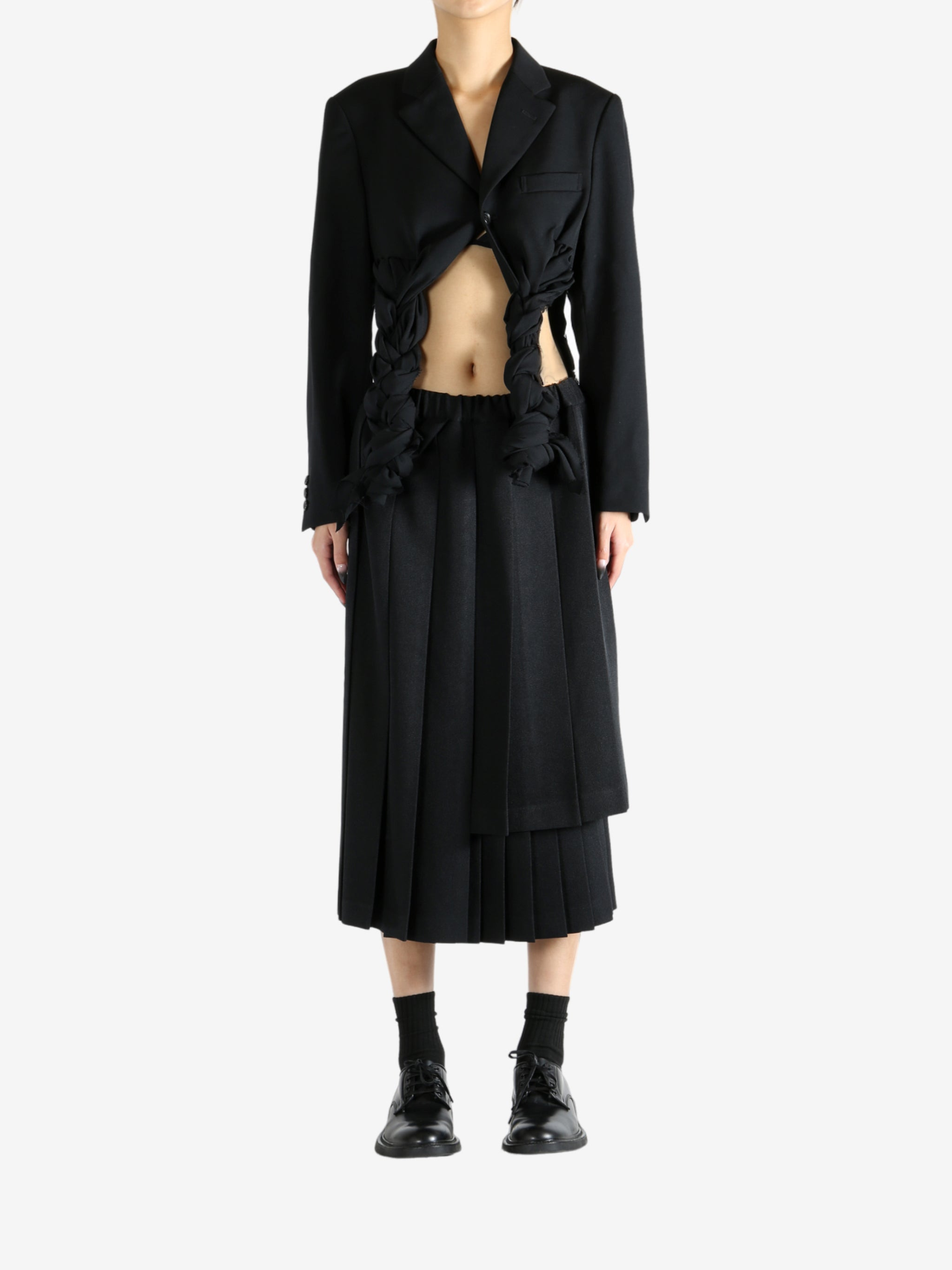 COMME DES GARCONS - Women Single Breasted Lapel Jacket - 4