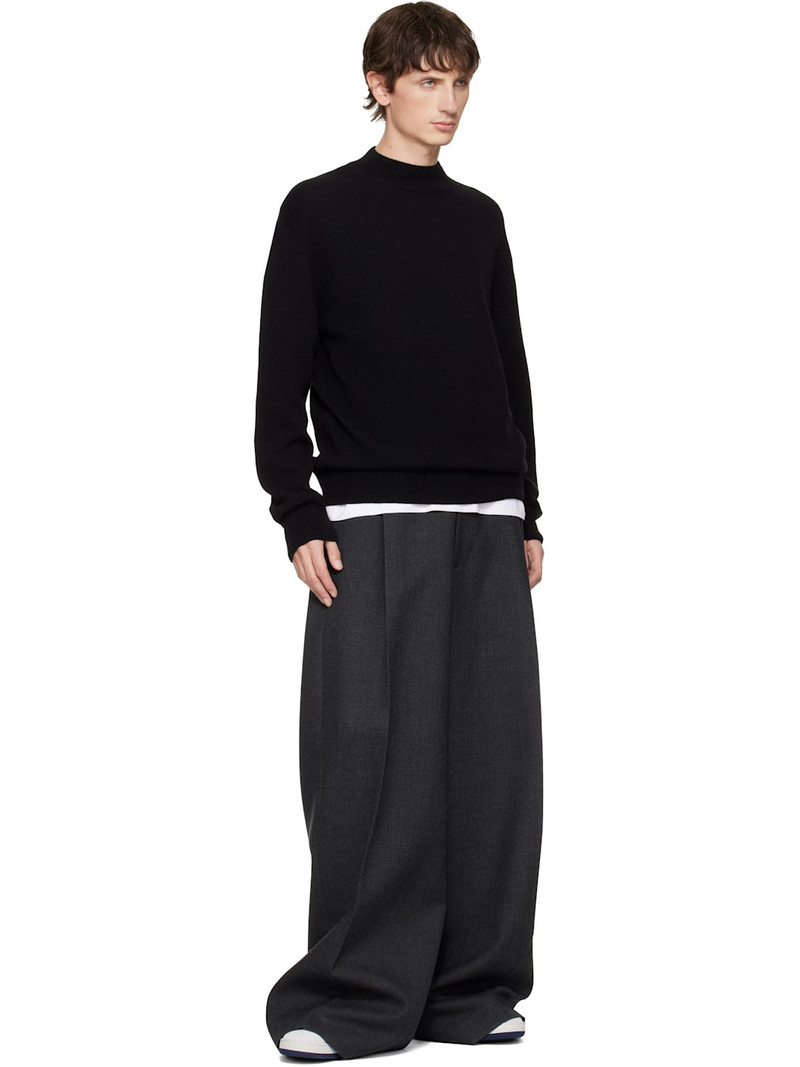 Lanvin Gray & White Clay Mesh Sneakers outlook