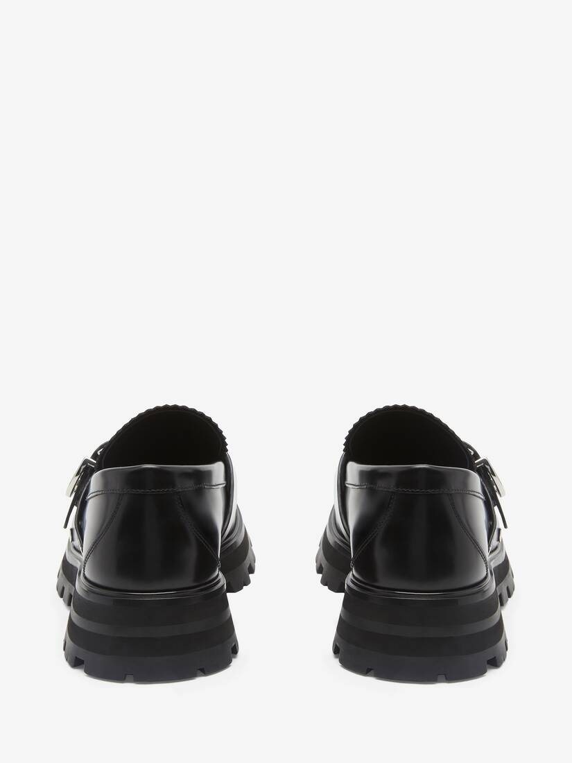 Men's Wander Loafer in Black/silver - 2
