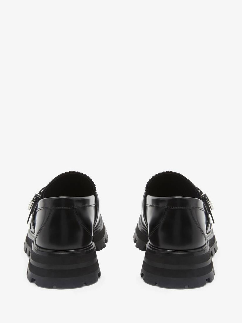 Men's Wander Loafer in Black/silver 2