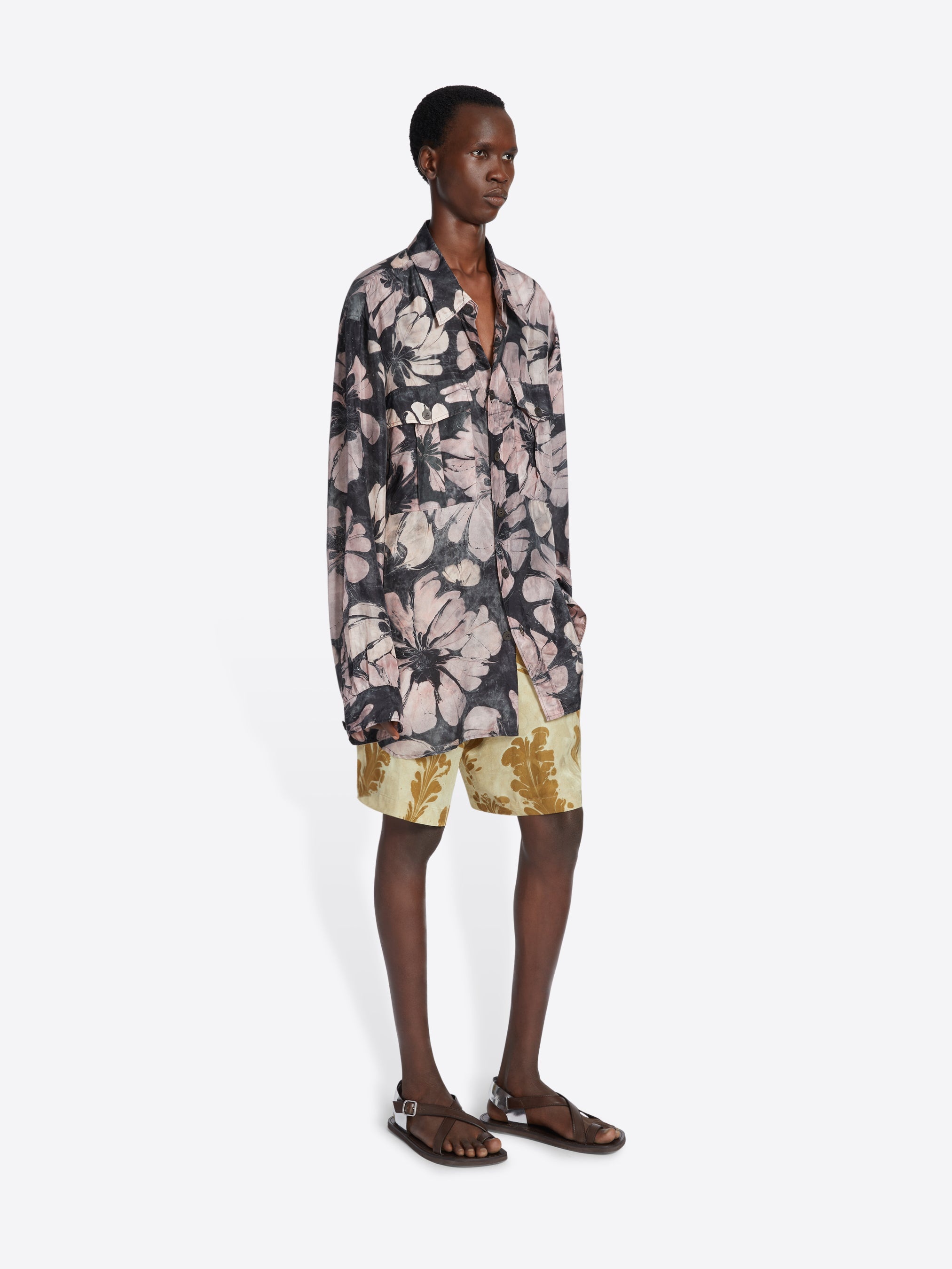 OVERSIZED SILK SHIRT - 3