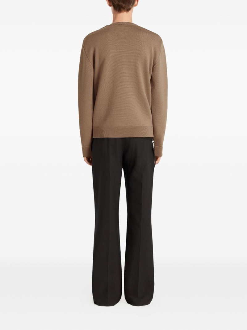 crew-neck embroidered sweatshirt 4