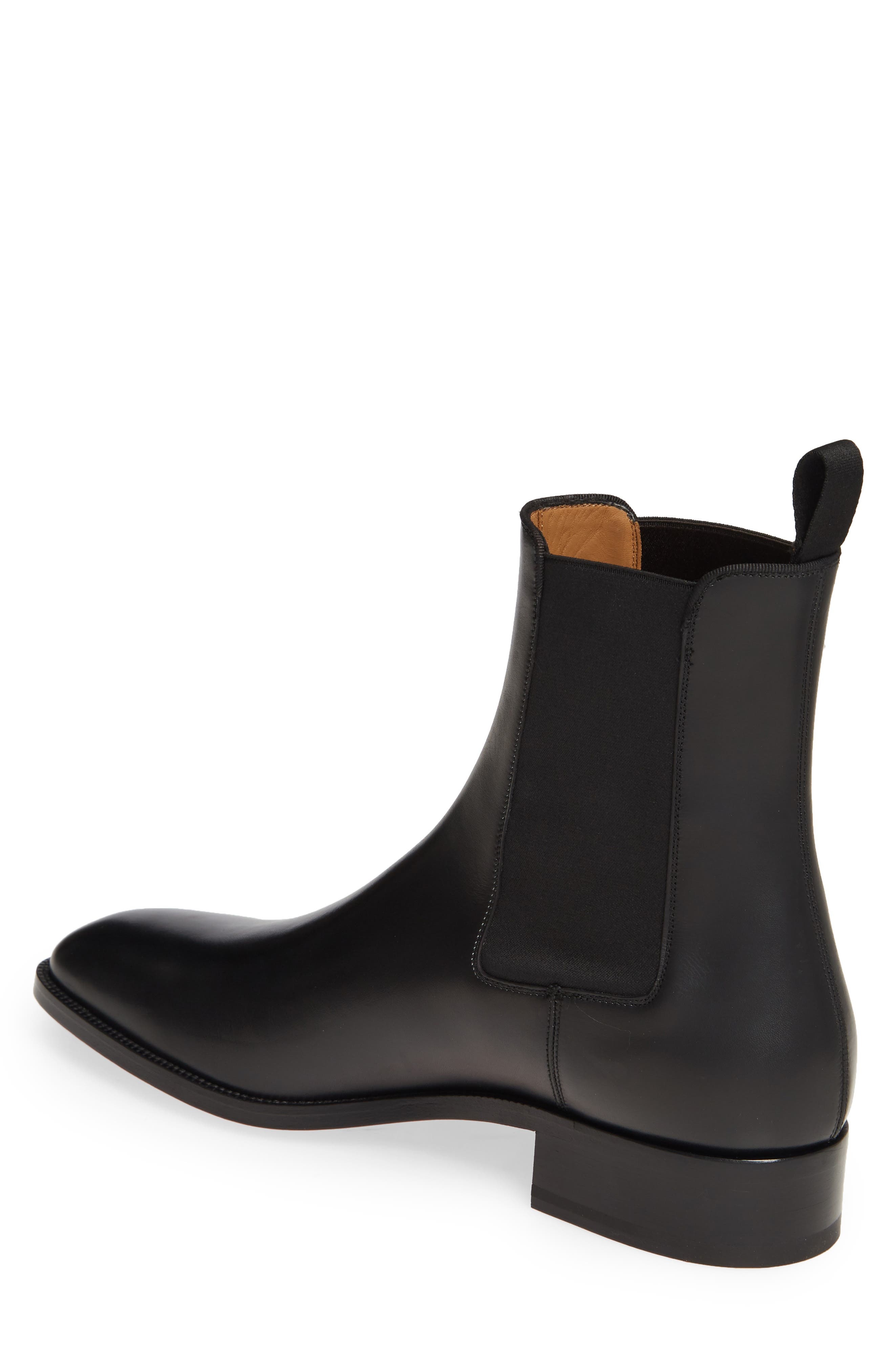 Christian Louboutin Samson Chelsea Boot in Bk01 Black at Nordstrom - 2