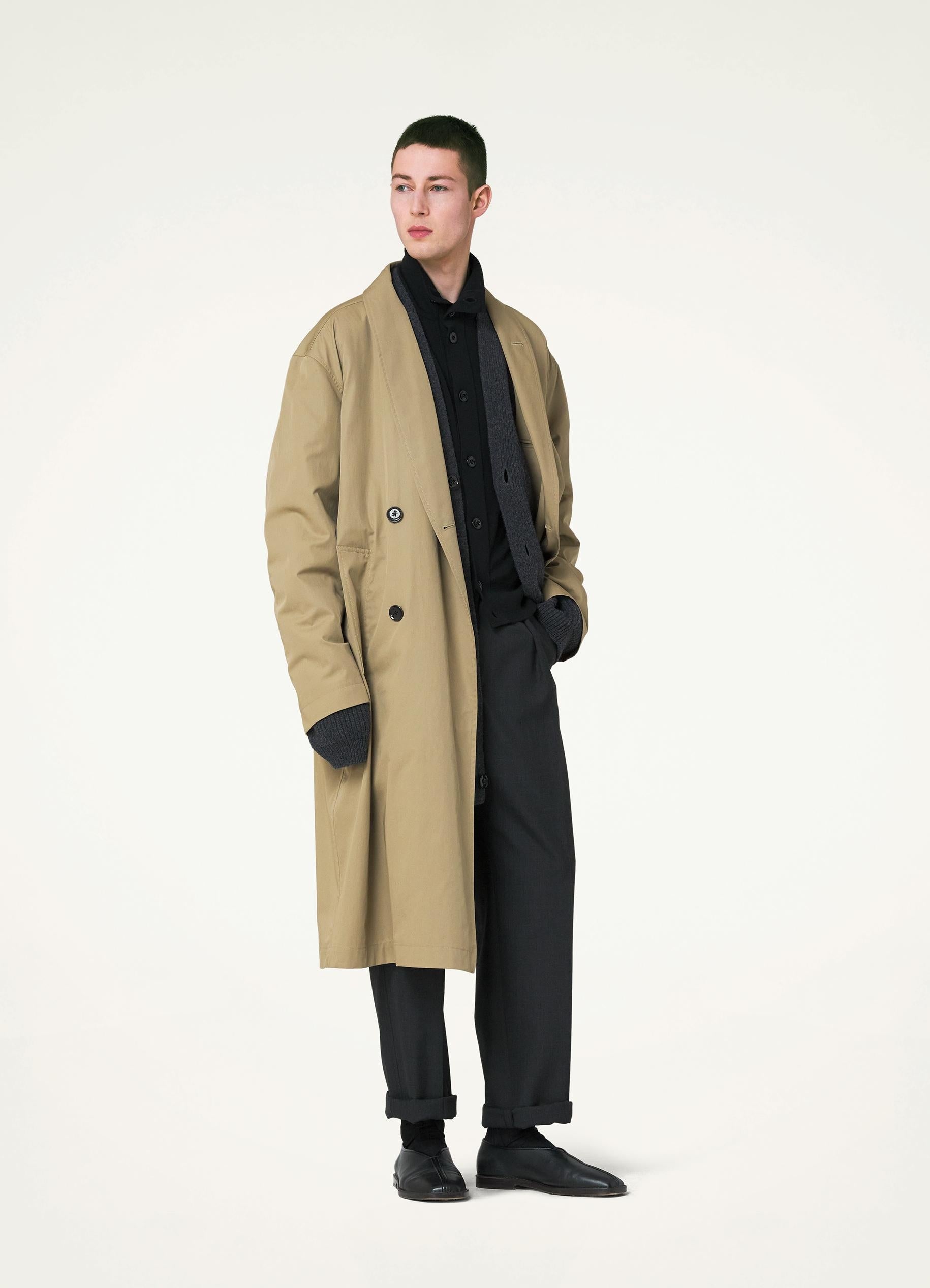WRAP COLLAR TRENCH
WR COTTON GABARDINE - 3