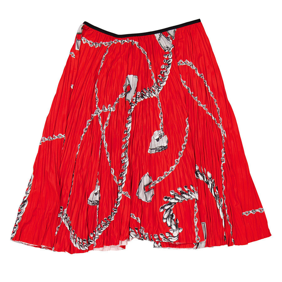 Burberry Shield Hardware Jersey Midi Skirt - 7