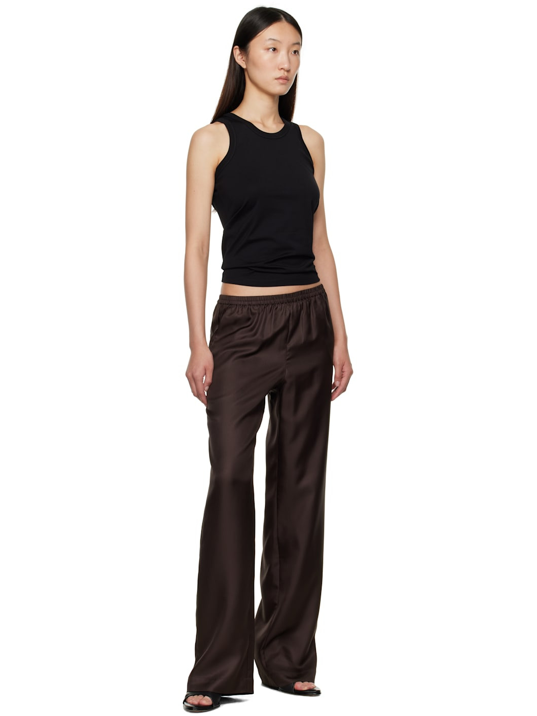 Black Poso LDS Cotton Tank Top - 4