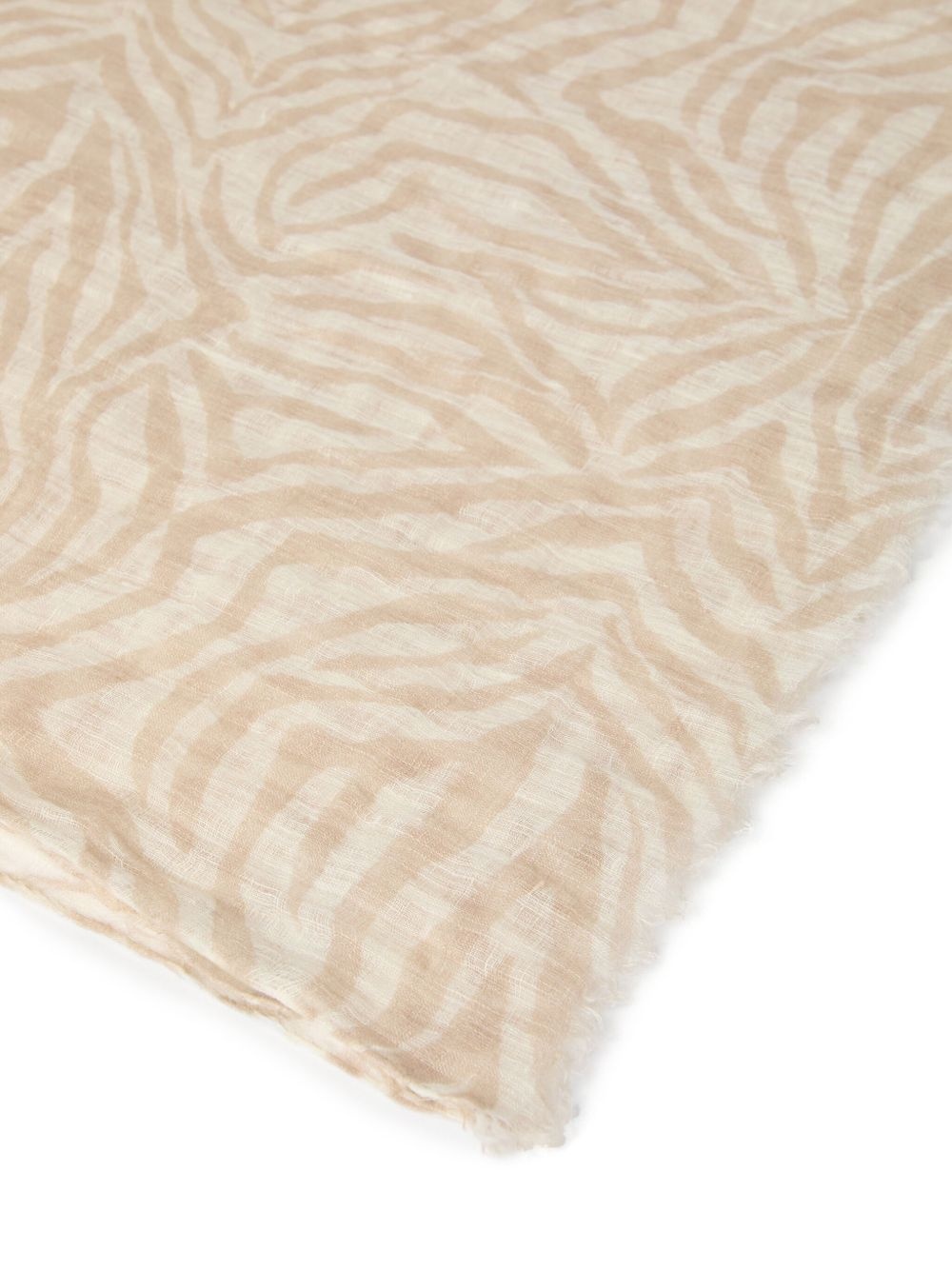 abstract-pattern print scarf - 3