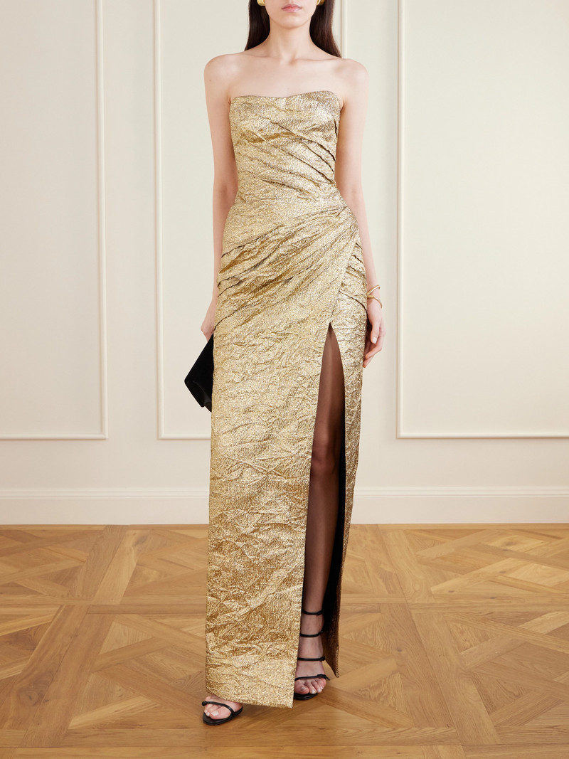 MARMAR HALIM Metallic Jacquard Gown outlook