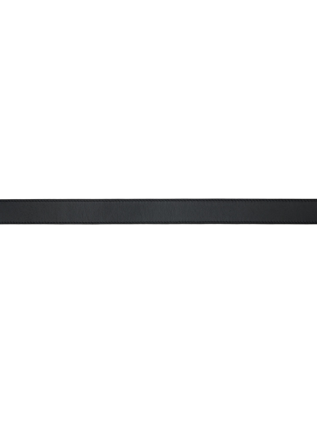 Black Leather 30 Long Belt - 2