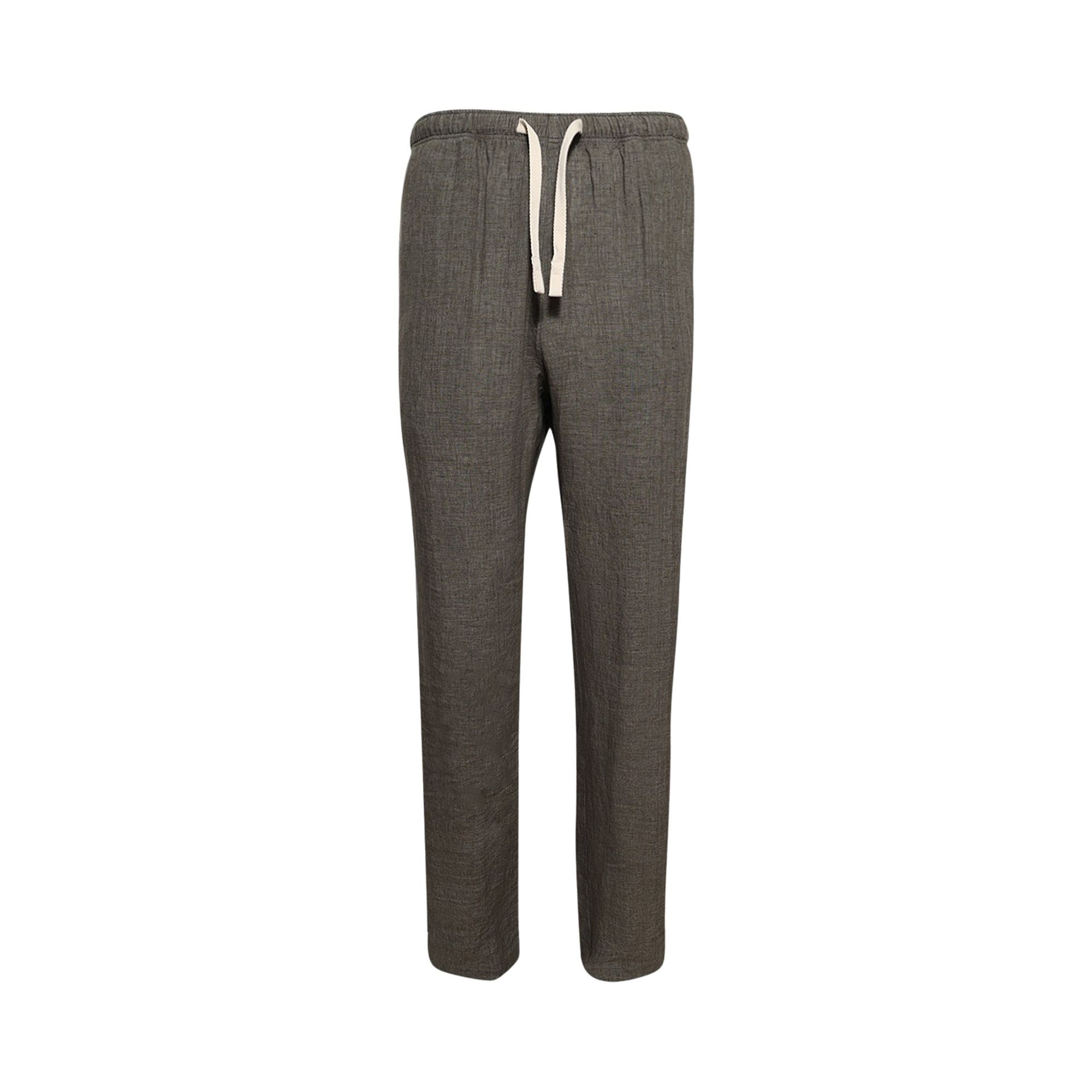 Palm Angels Monogram Cozy Pants 'Military Grey' - 1