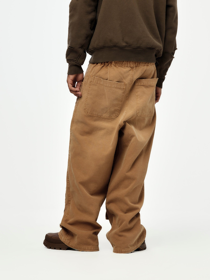 Kapital CANVAS W-KNEE EASY BAGGY PANTS (HOBO DAMAGED) outlook