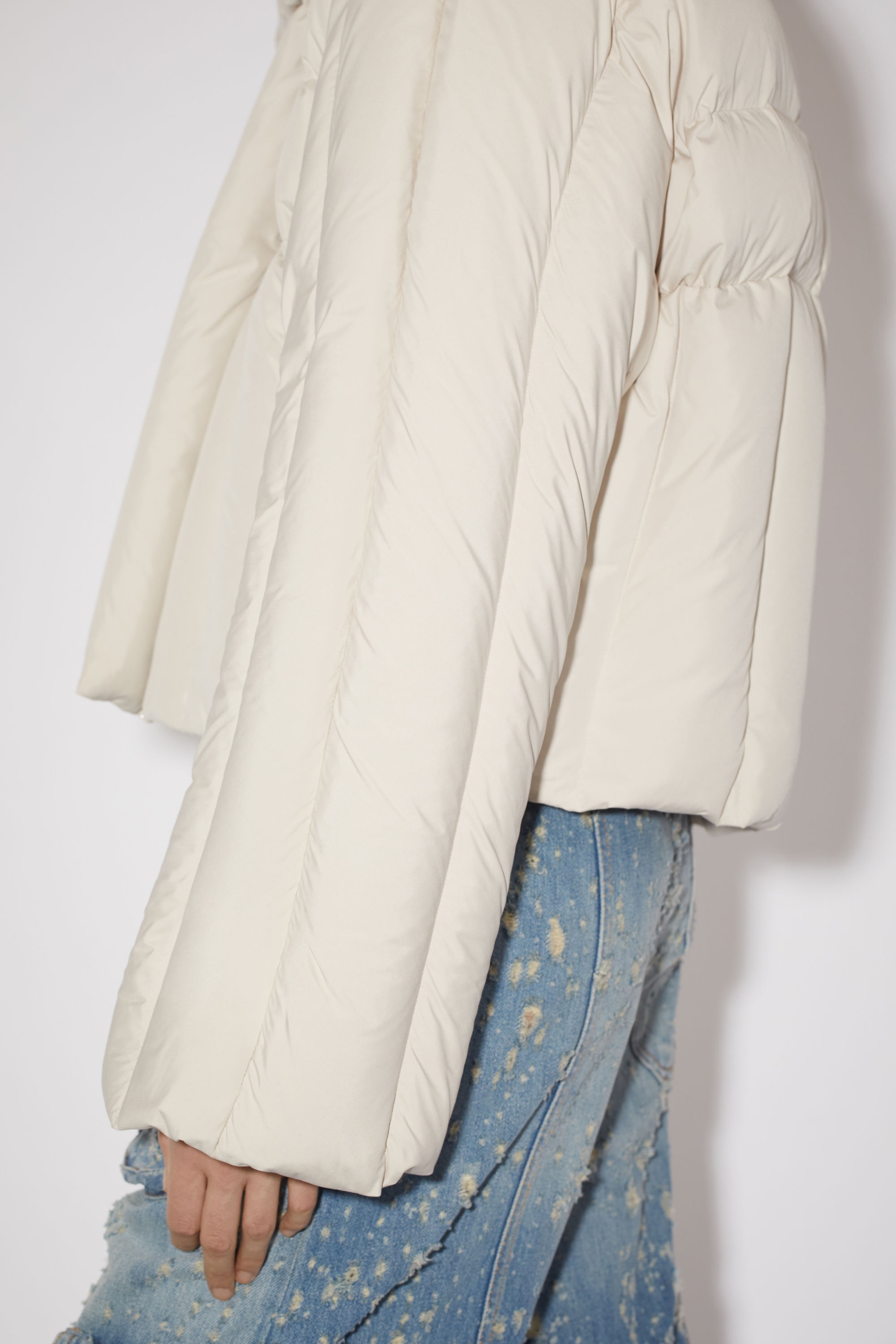 Puffer jacket - Pebble beige - 5