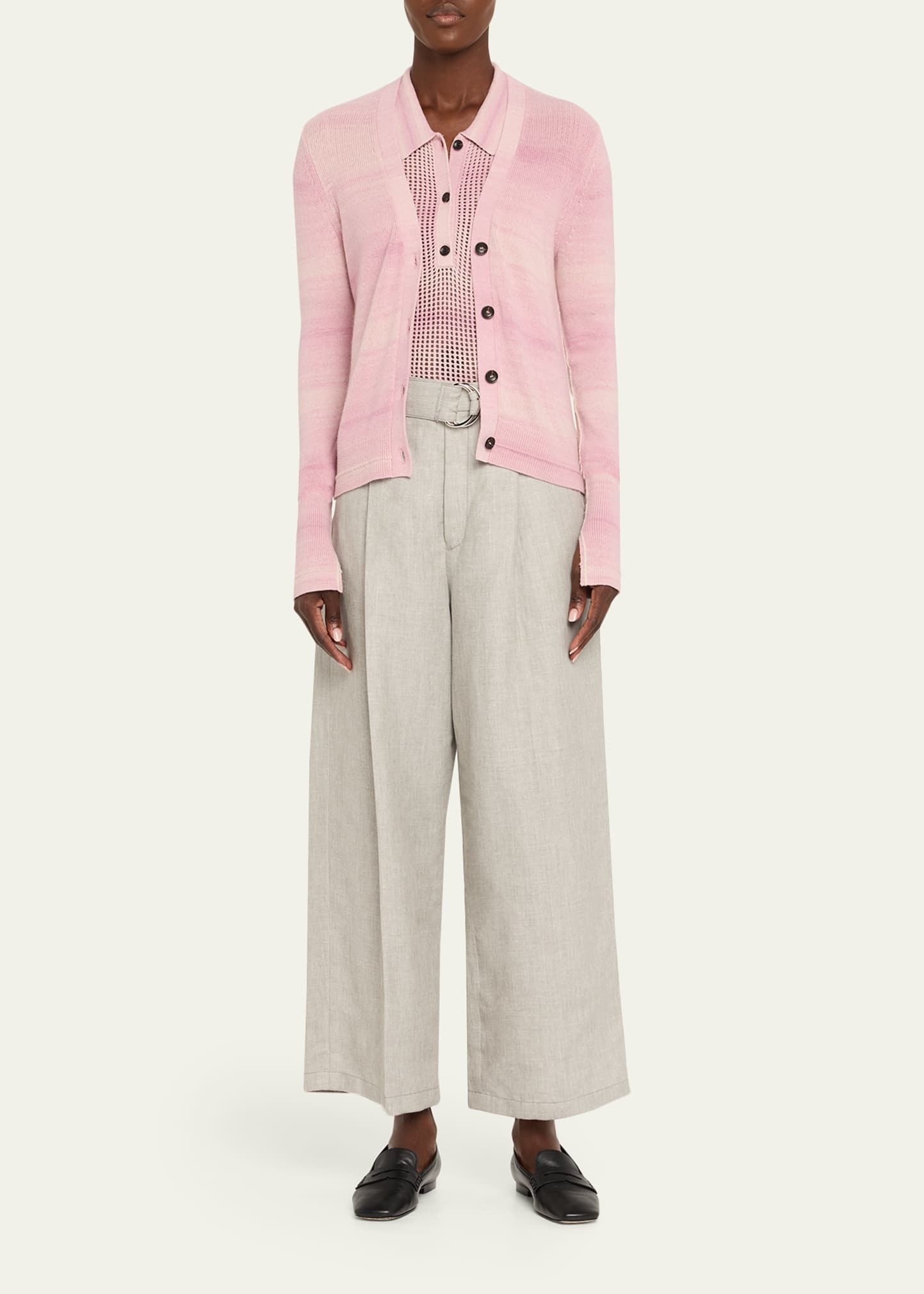 Featherweight Cashmere Slim V-Neck Cardigan - 2