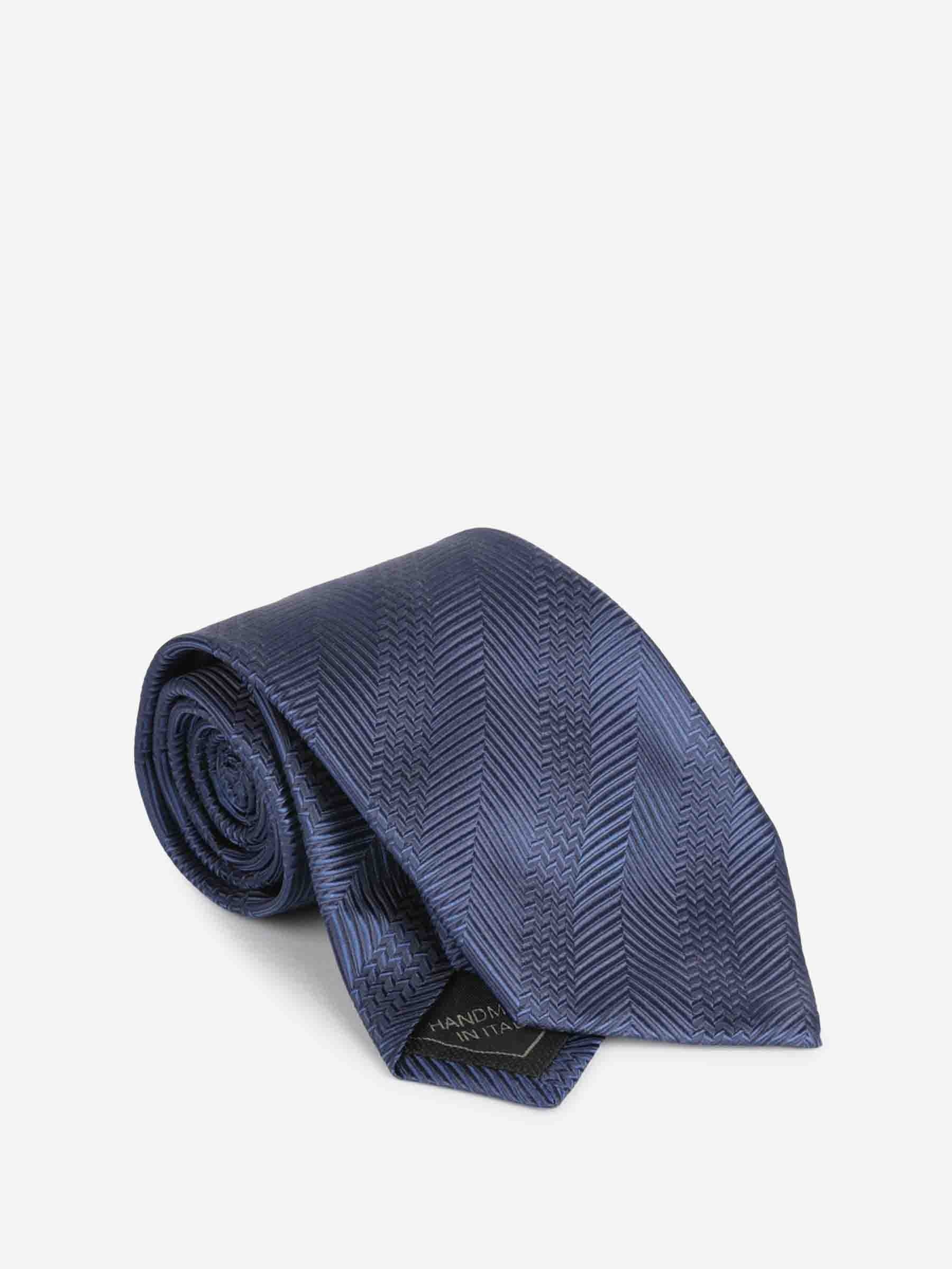 TEXTURED SILK TIE - 3