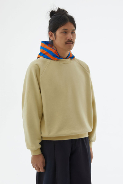 SUNNEI BEIGE HOODIE WITH STRIPED DETAIL outlook