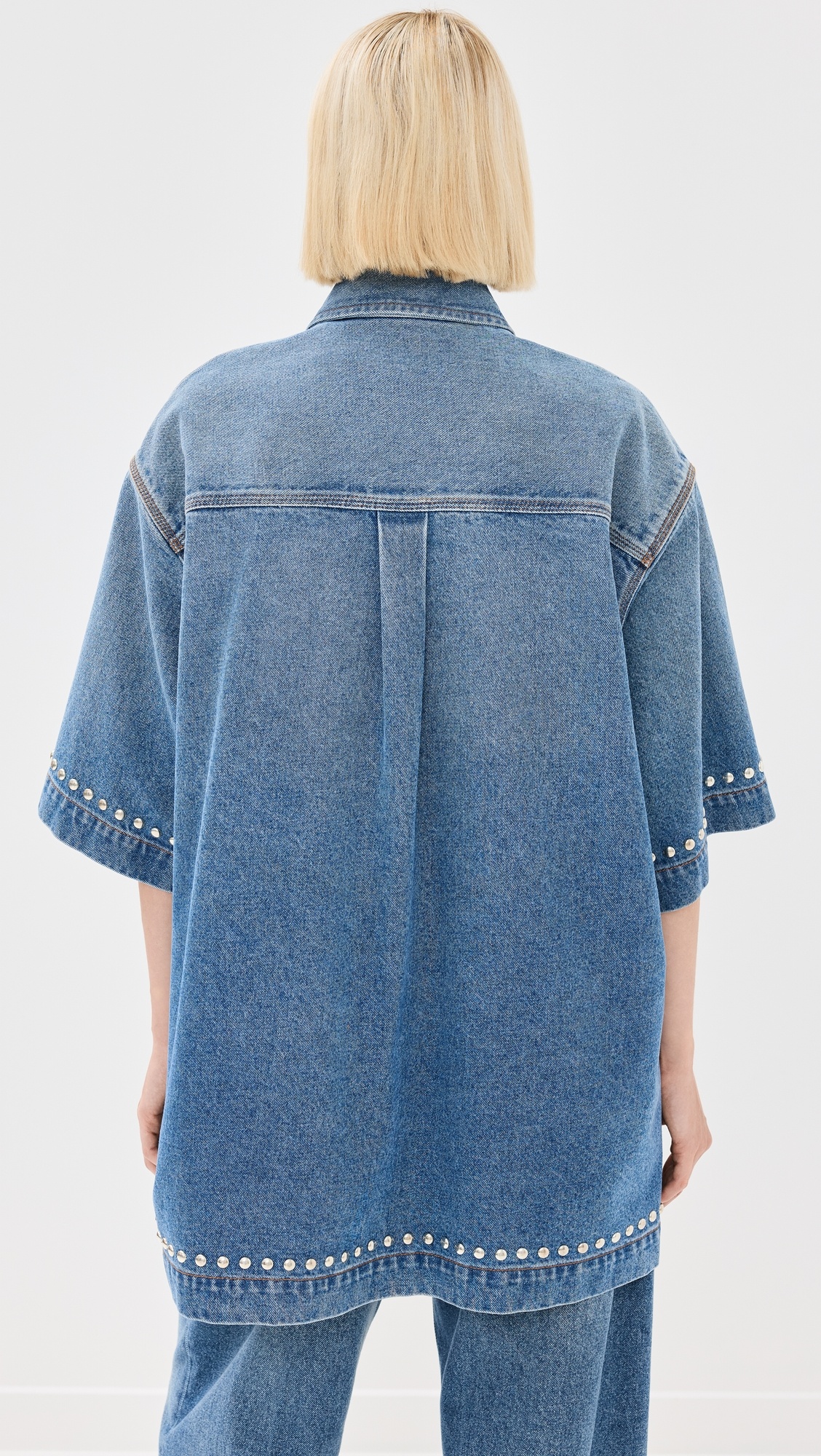 【送料&関税込】Stella McCartney Denim Shirt Jacket Stella McCartney Black Denim Shirt | Shopbop