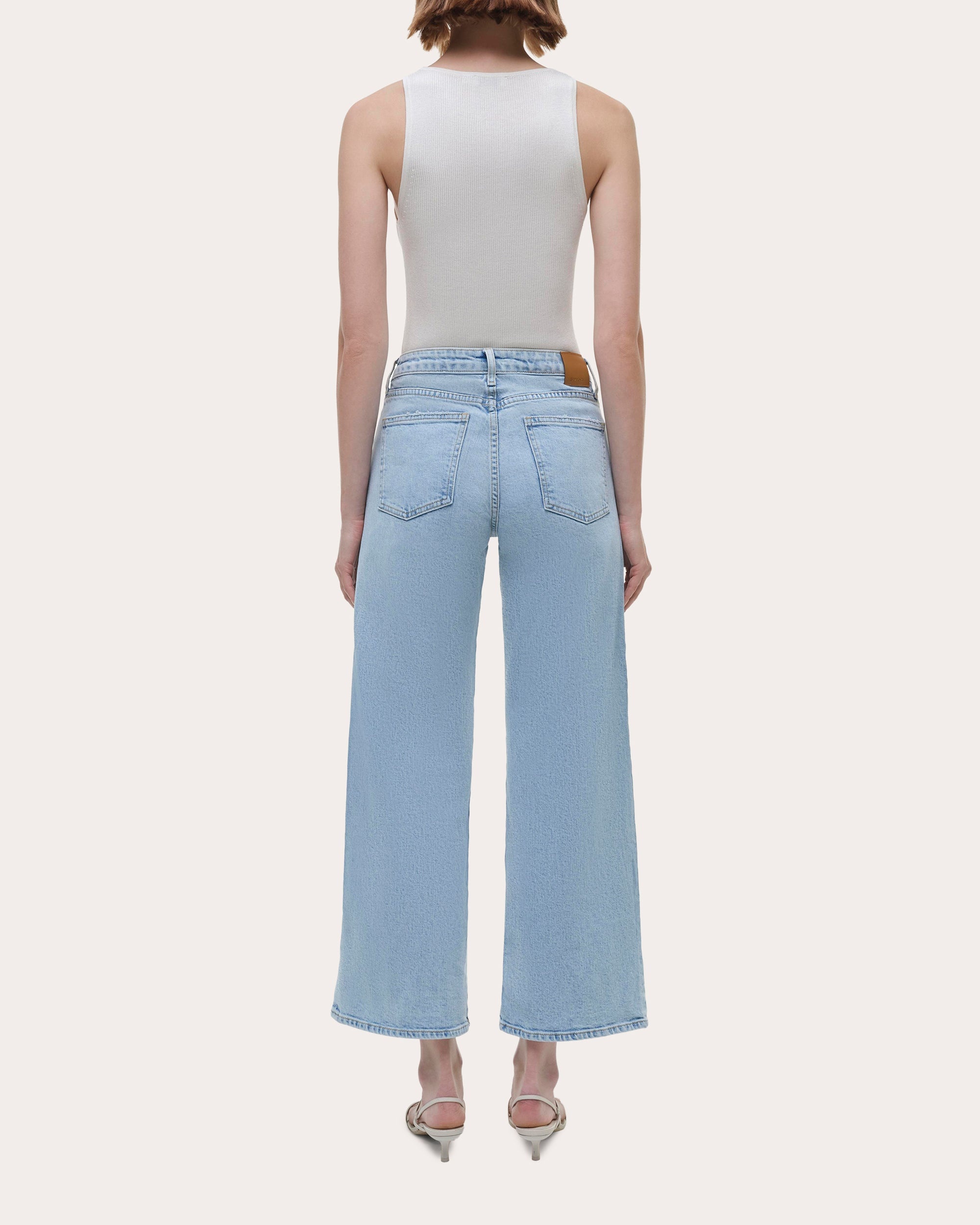Jude Cropped Wide-Leg Denim Jeans - 2