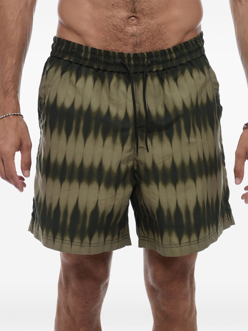 tie dye-print swim shorts - 2
