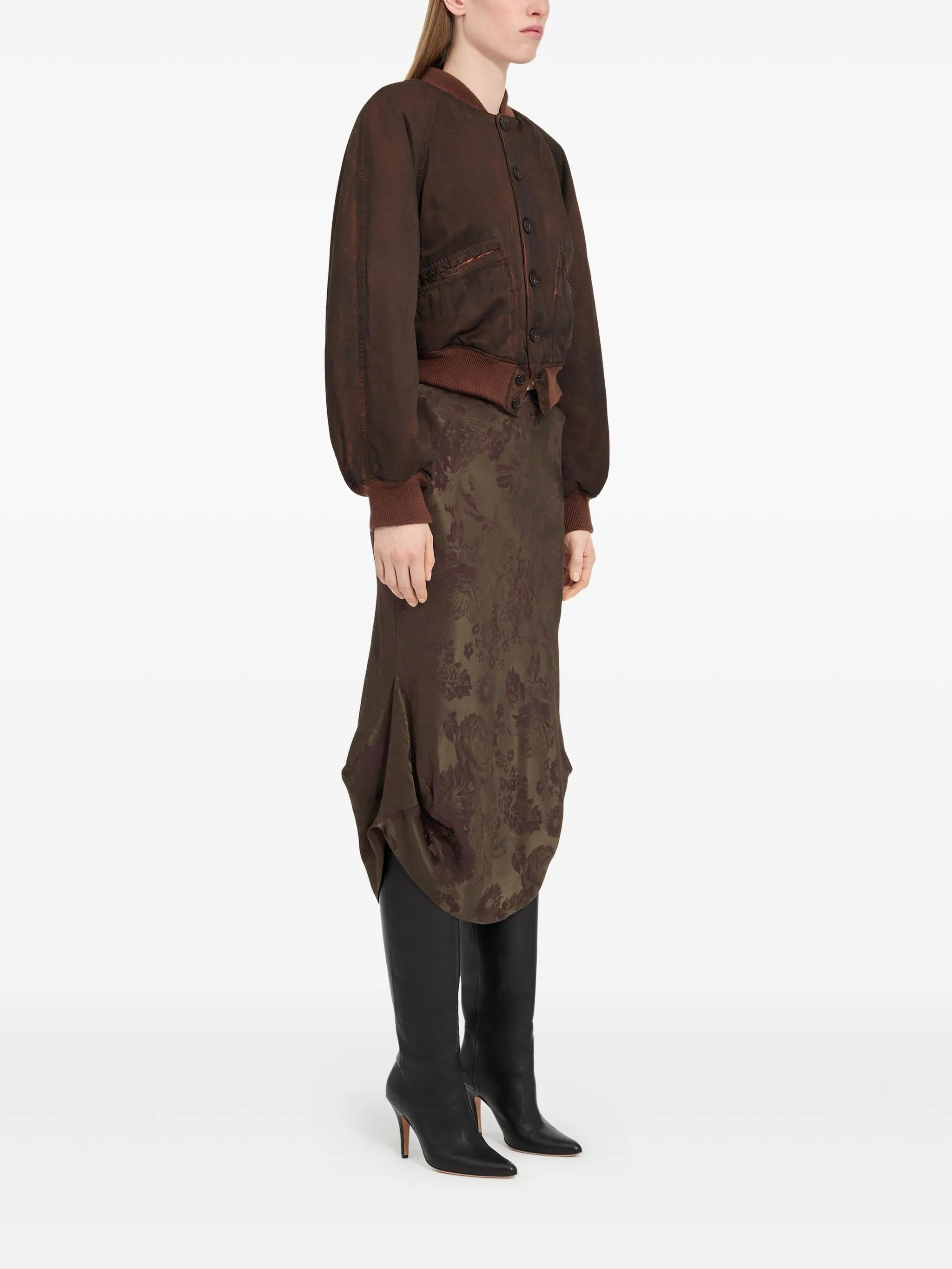 Mm6 Maison Margiela Button-up Bomber Jacket - 5