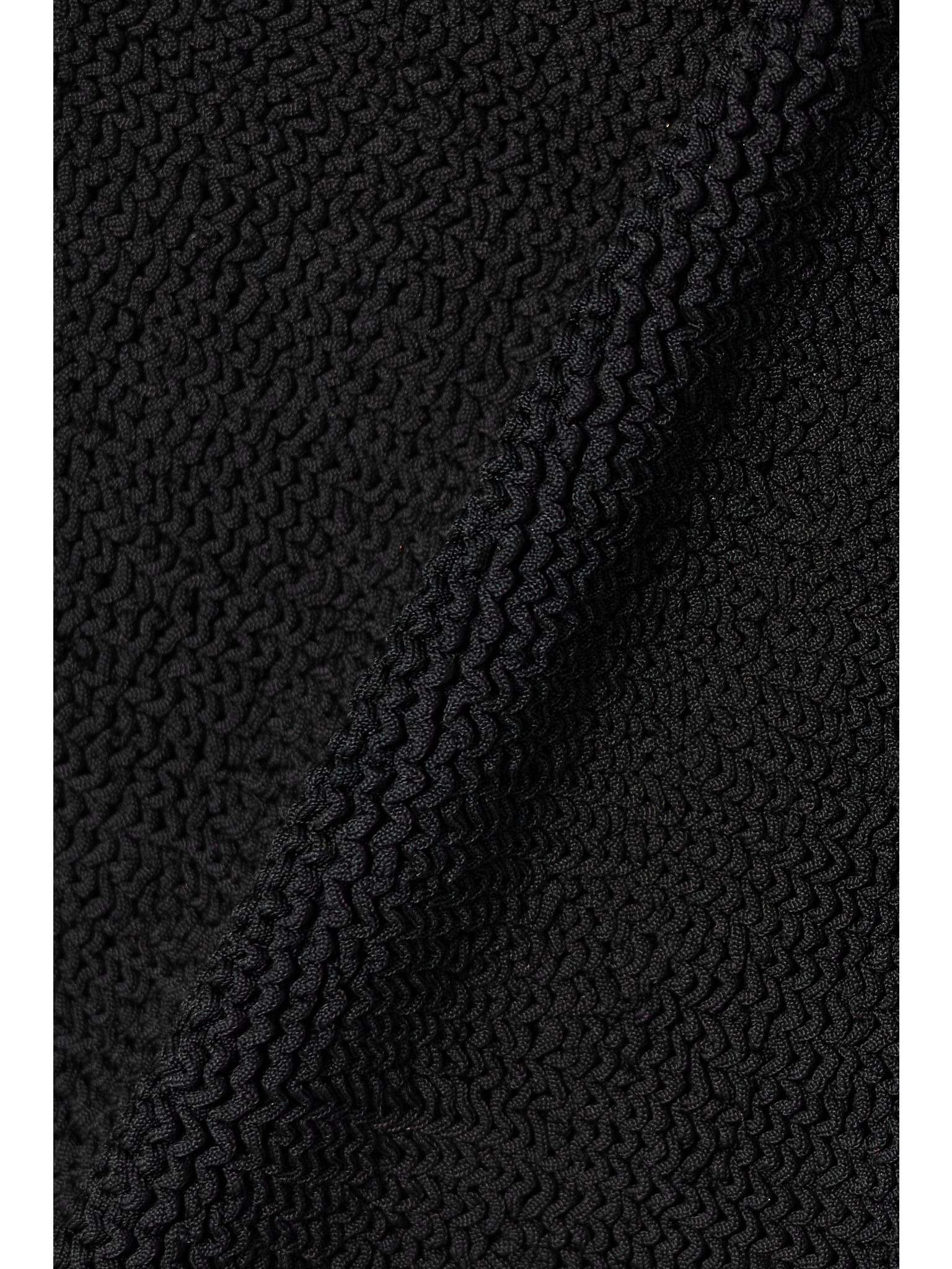 Domino seersucker swimsuit Black - 4