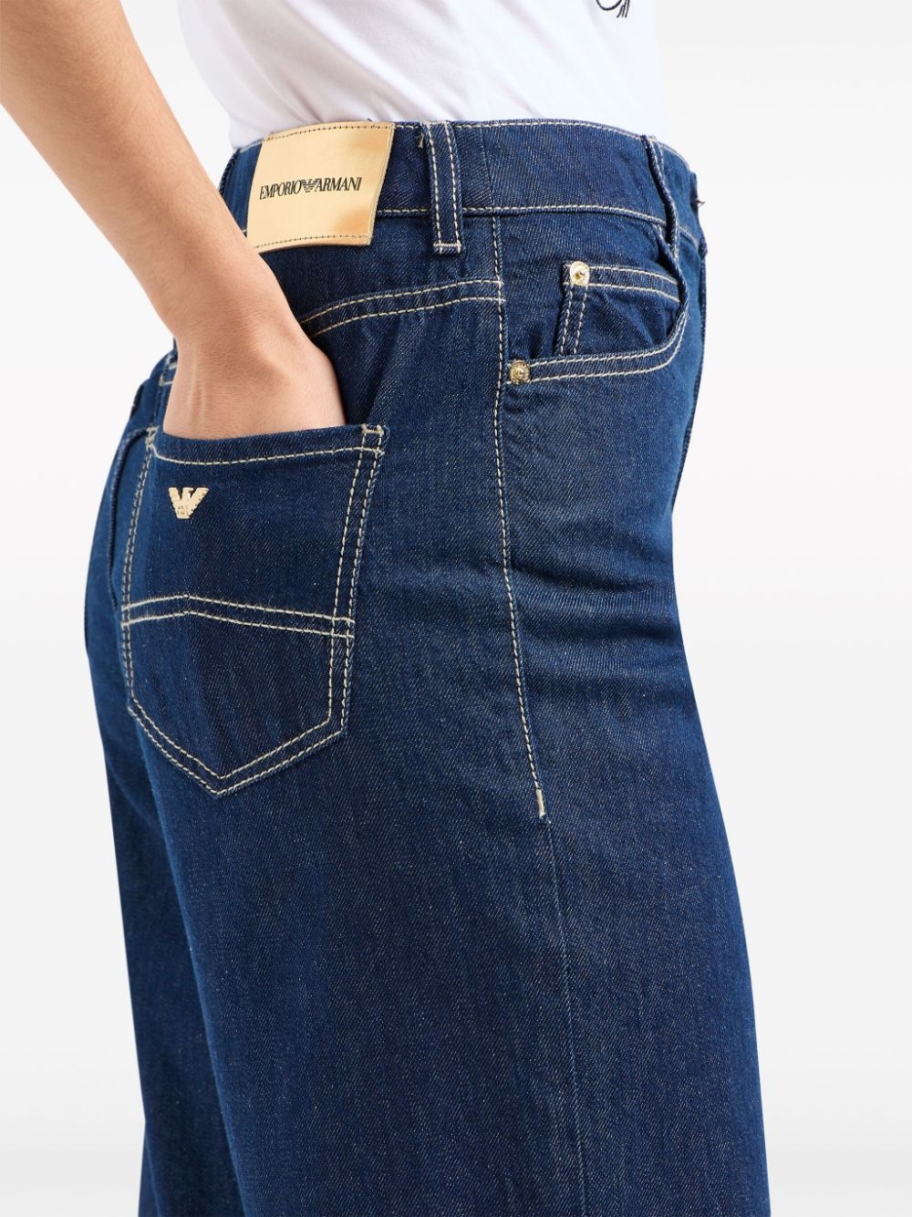 high-rise straight-leg jeans - 4