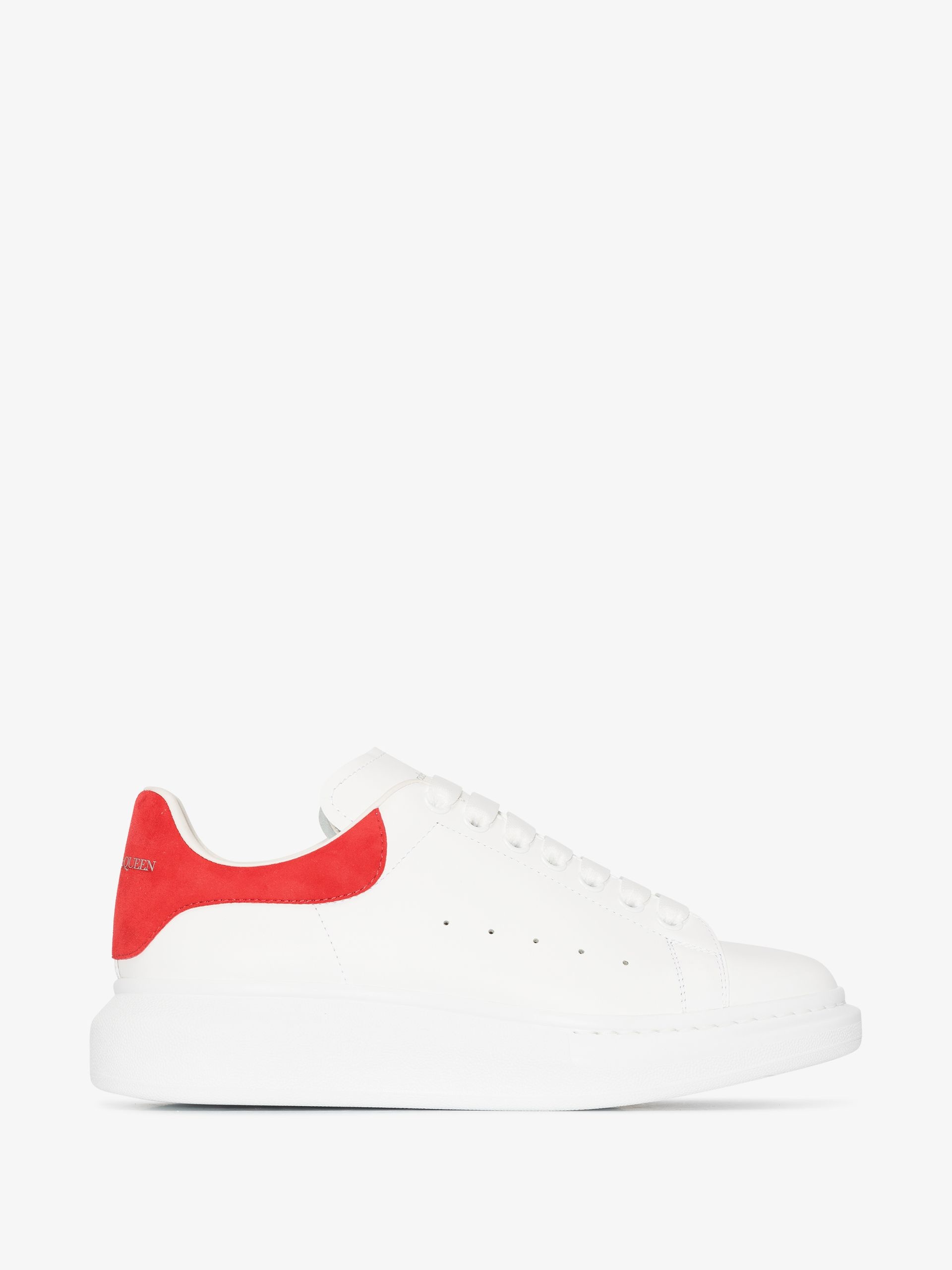 white and red Oversized sneakers - 1