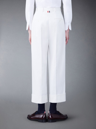 Thom Browne Cotton Canvas High Waisted Trouser outlook