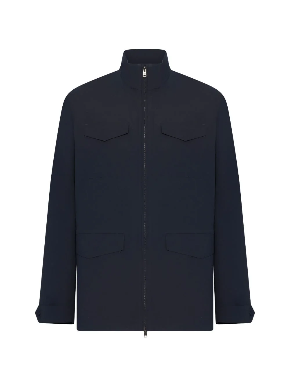 high-neck multi-pocket jacket - 1