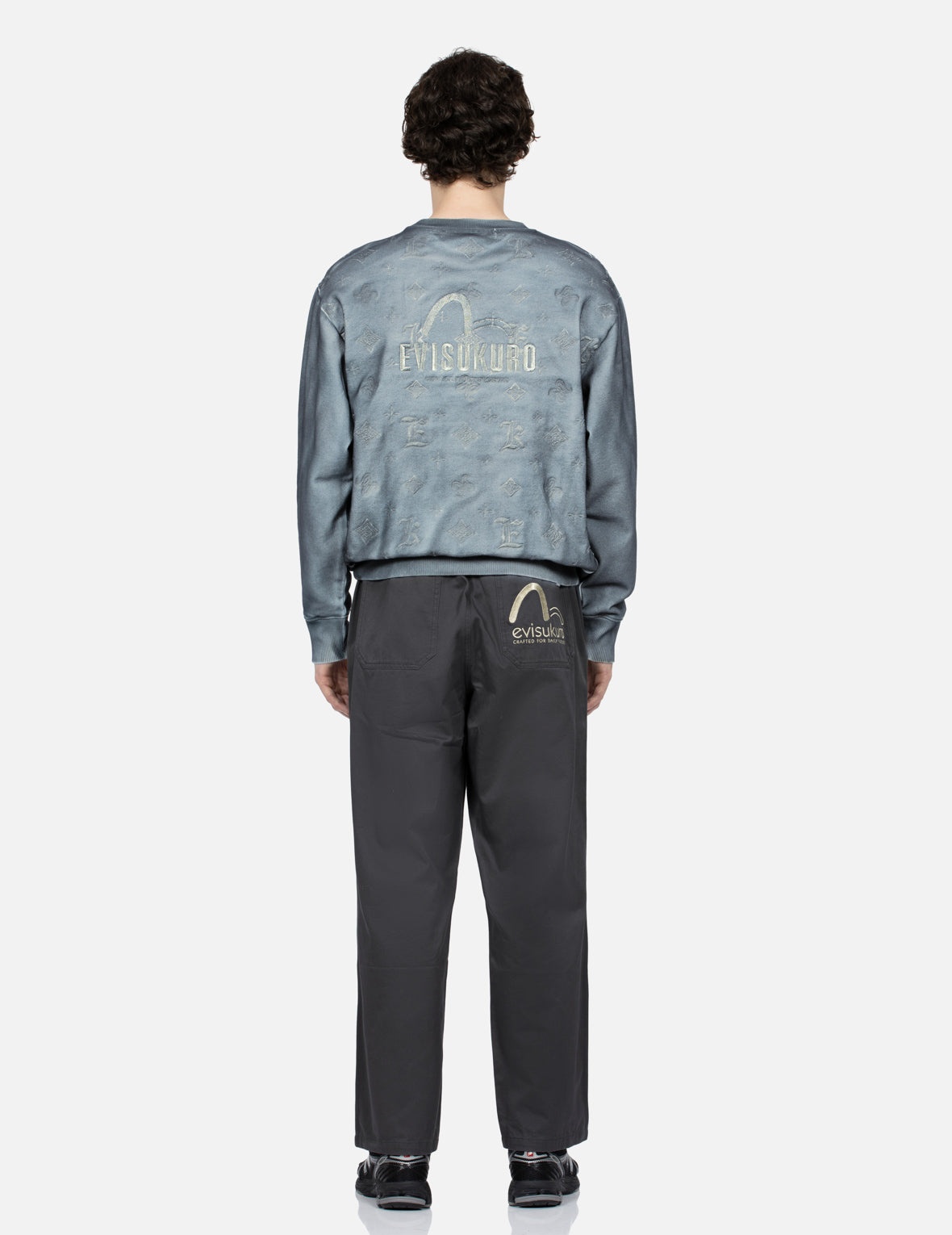 Seagull and Logo Embroidered Pocket Regular fit Pants - 5
