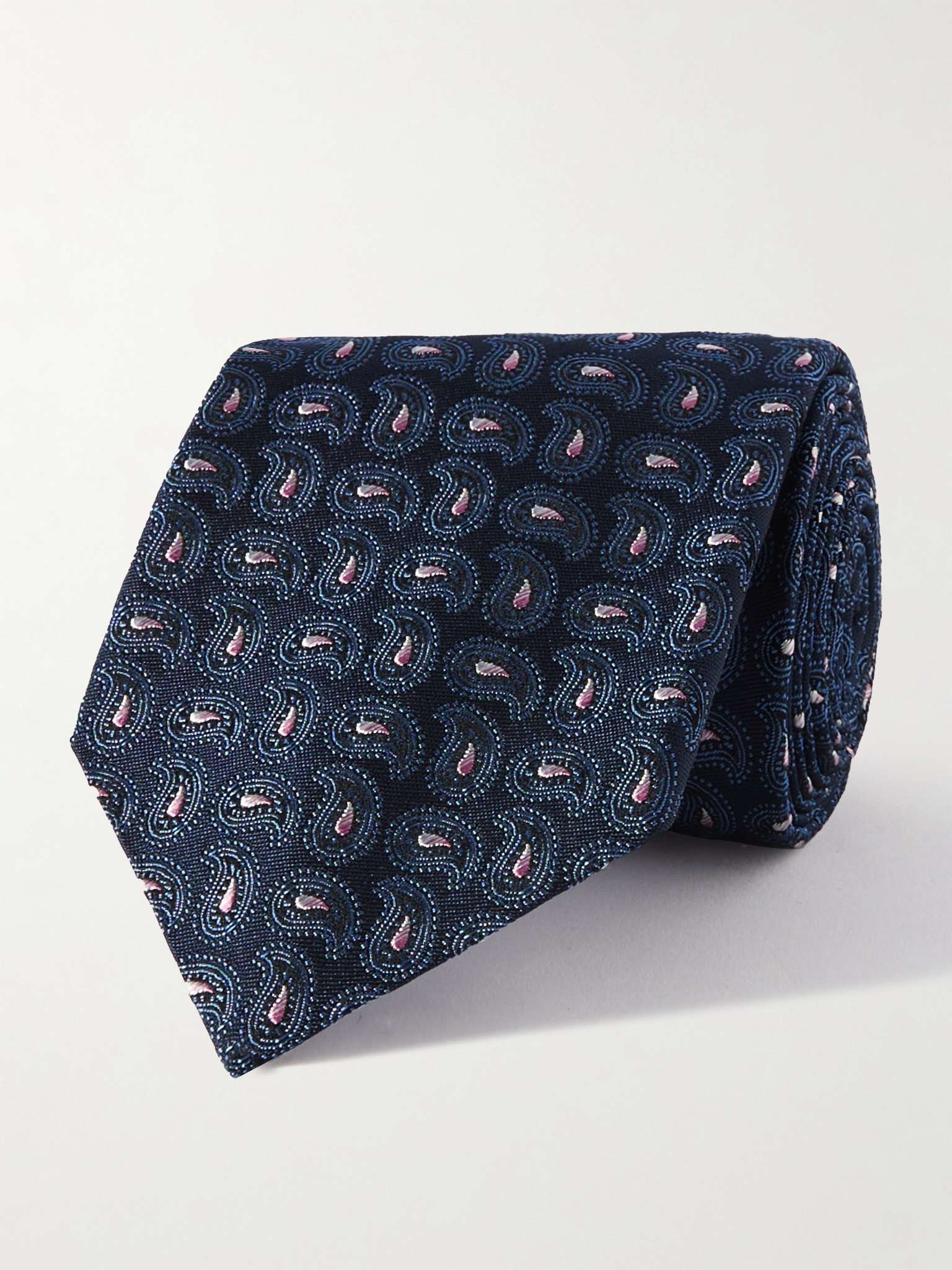 8cm Paisley-Jacquard Silk Tie - 1