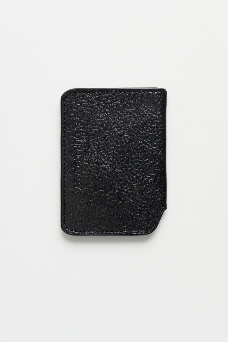Card Case Deep Black Leather 1