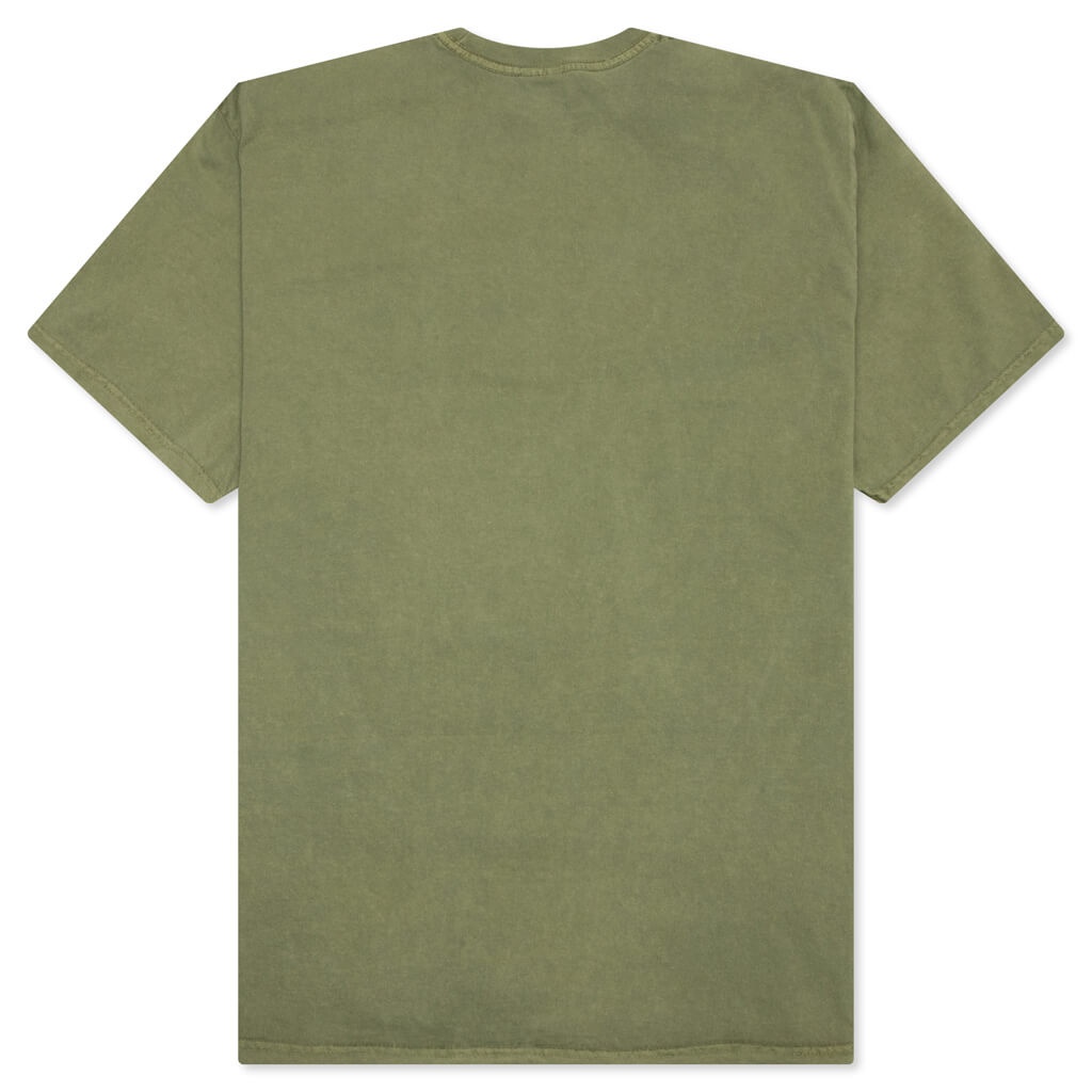 LOCATIONS PIGMENT DYED TEE - OLIVE - 2