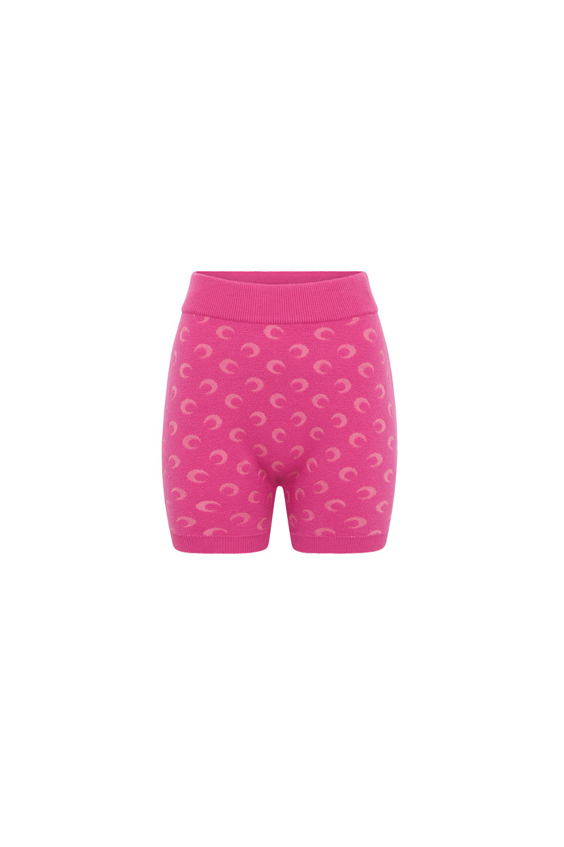 Moon Jacquard Knit Shorts - 1