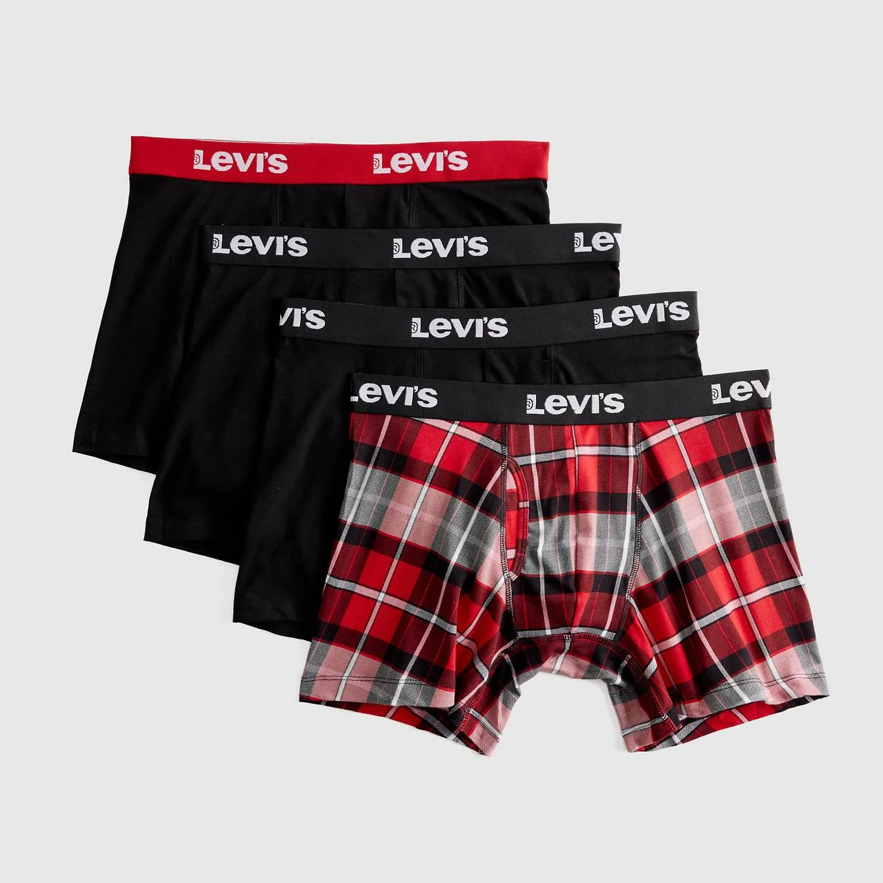 PLAID BOXER BRIEFS (4-PACK) - 1