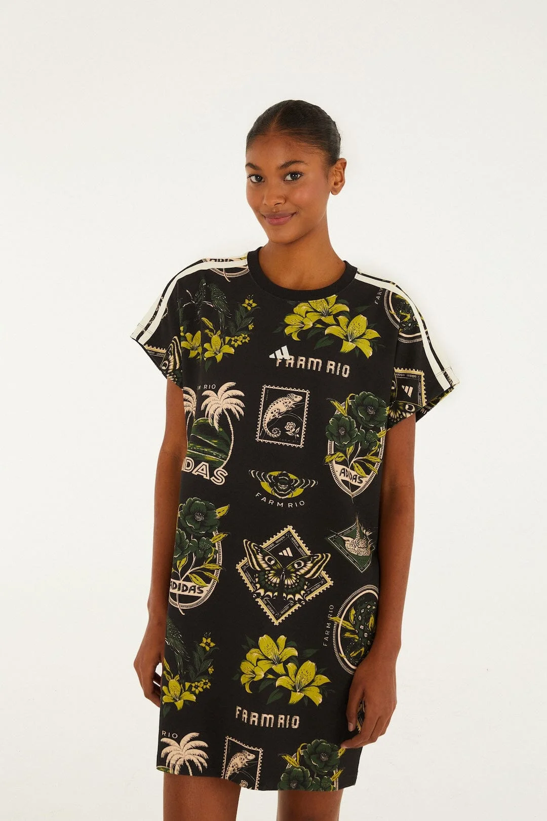 Label Garden Black Adidas T Dress - 1